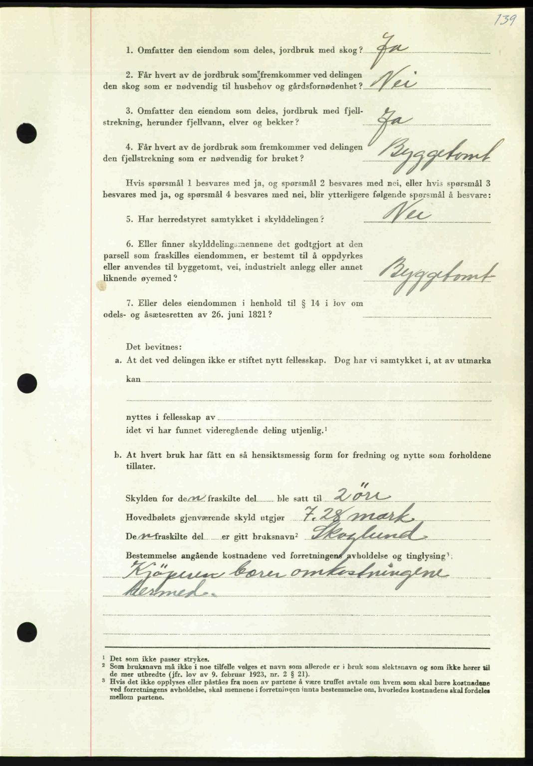 Nordmøre sorenskriveri, AV/SAT-A-4132/1/2/2Ca: Mortgage book no. A116, 1950-1950, Diary no: : 2729/1950