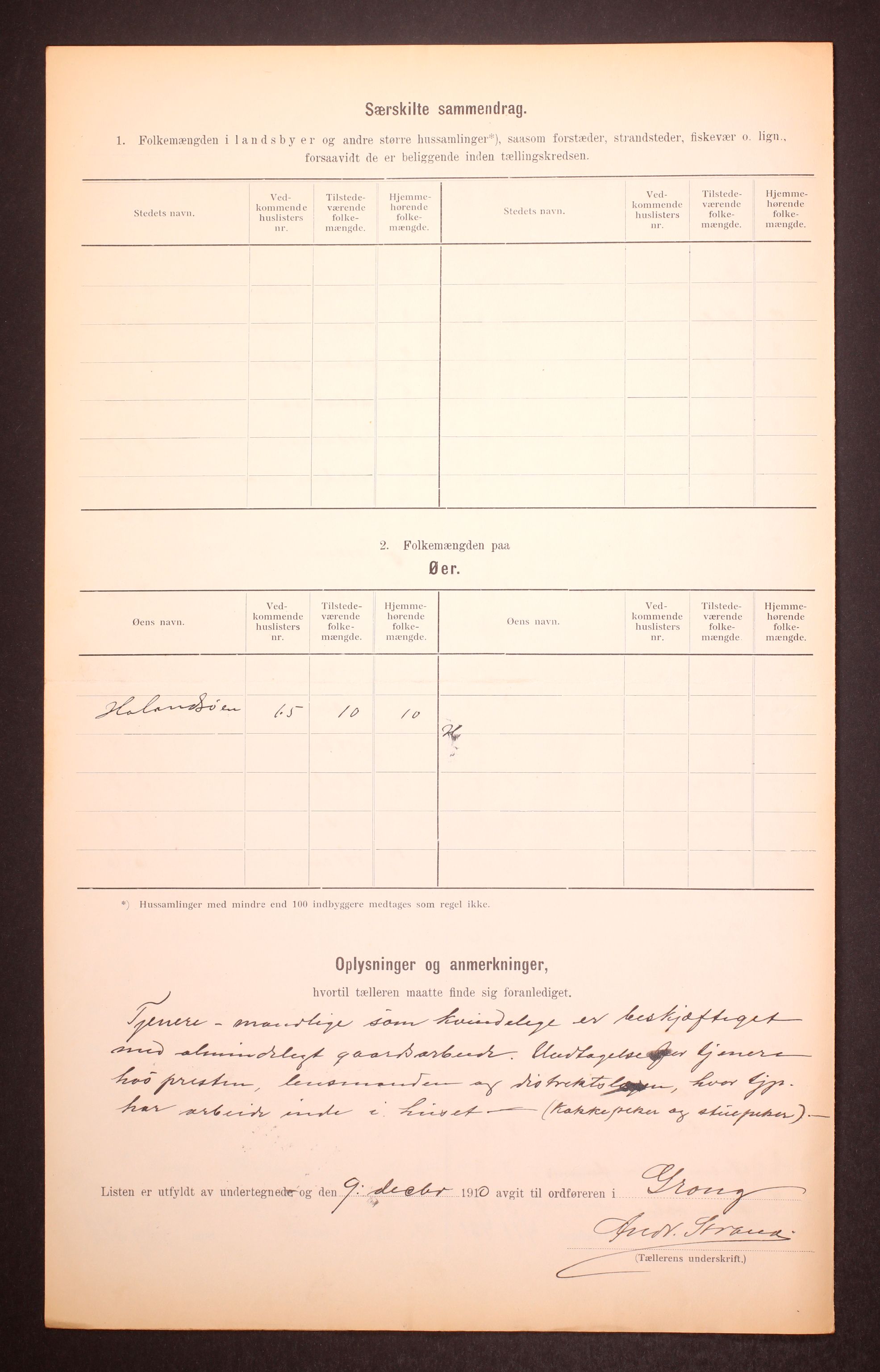 RA, 1910 census for Grong, 1910, p. 7