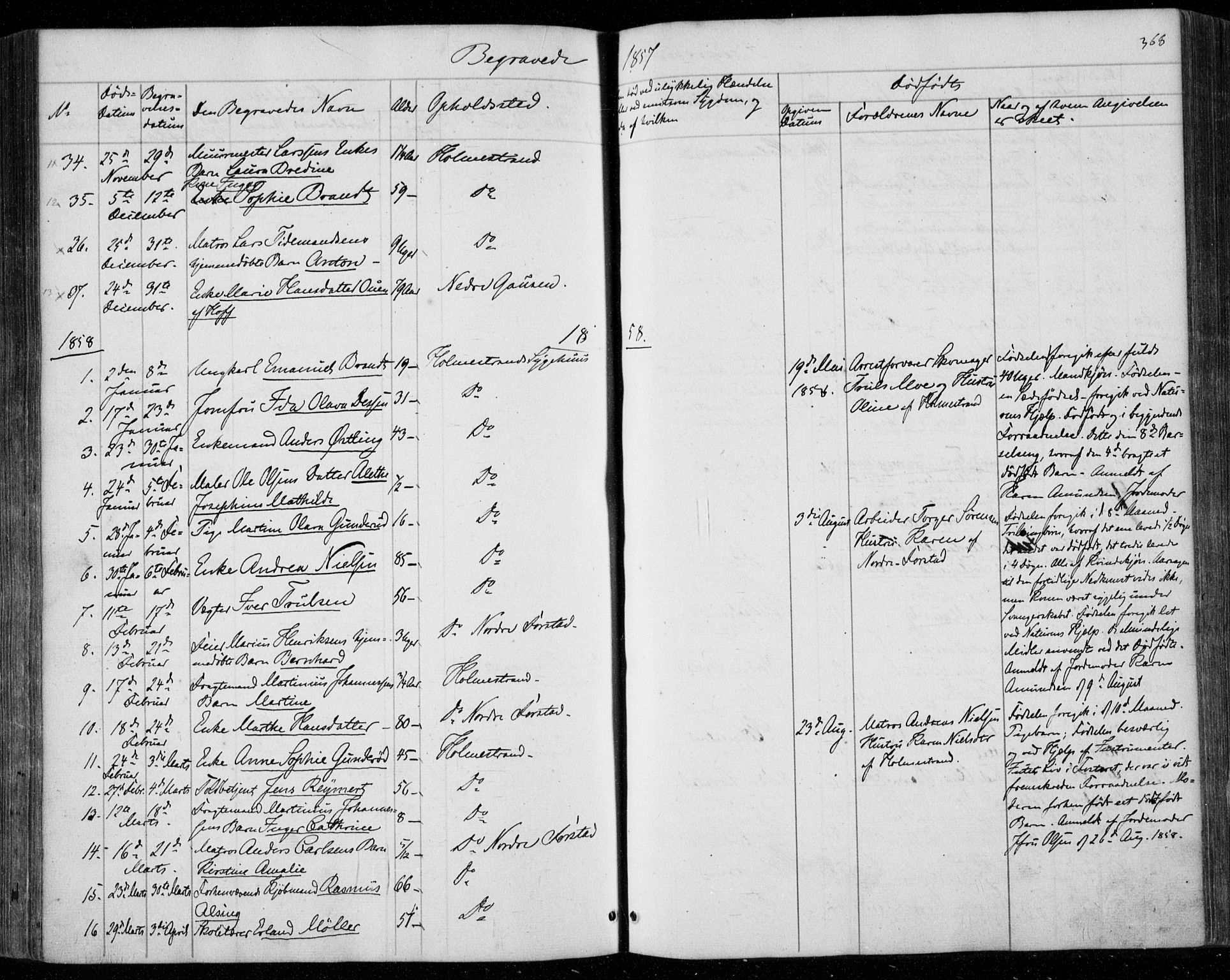 Holmestrand kirkebøker, SAKO/A-346/F/Fa/L0002: Parish register (official) no. 2, 1840-1866, p. 368