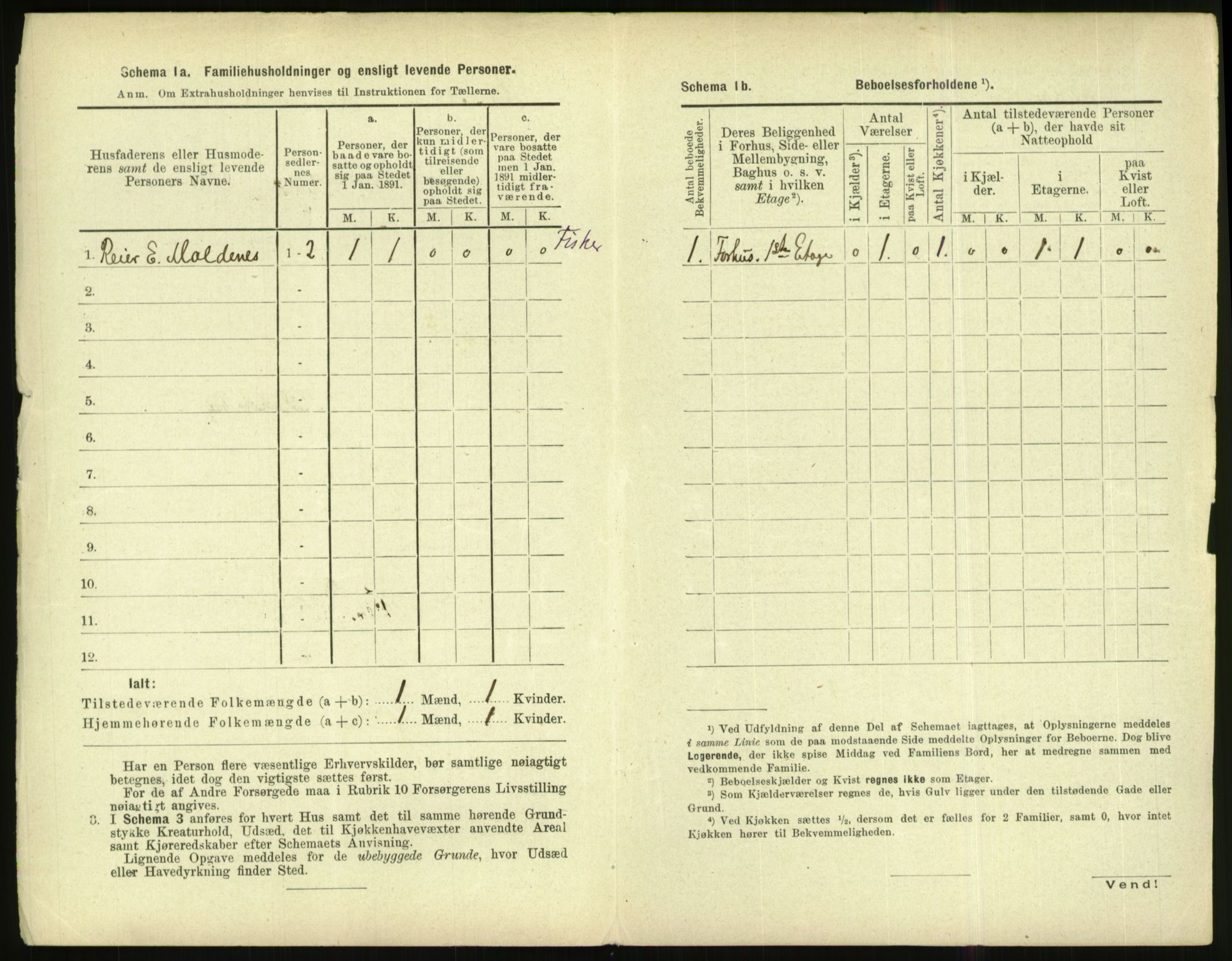 RA, 1891 census for 1502 Molde, 1891, p. 1157