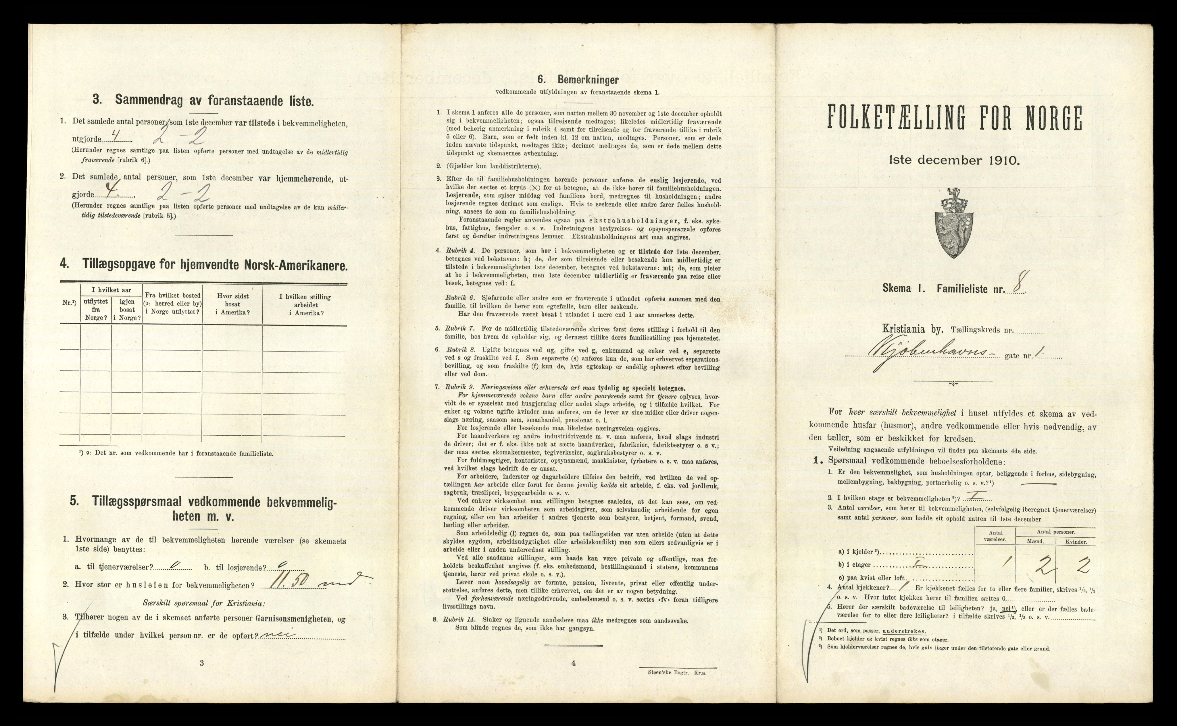 RA, 1910 census for Kristiania, 1910, p. 50133