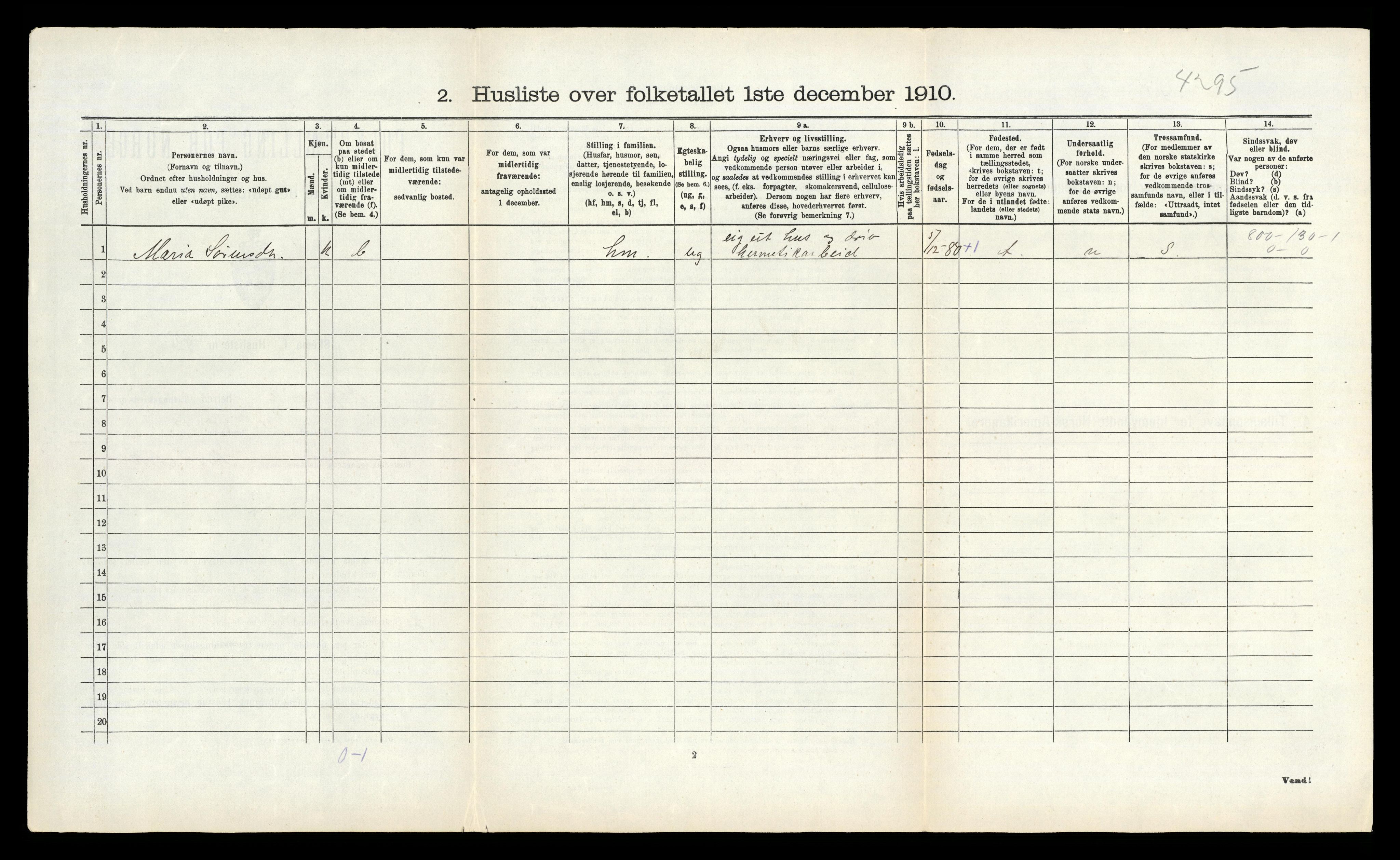 RA, 1910 census for Kopervik, 1910, p. 146