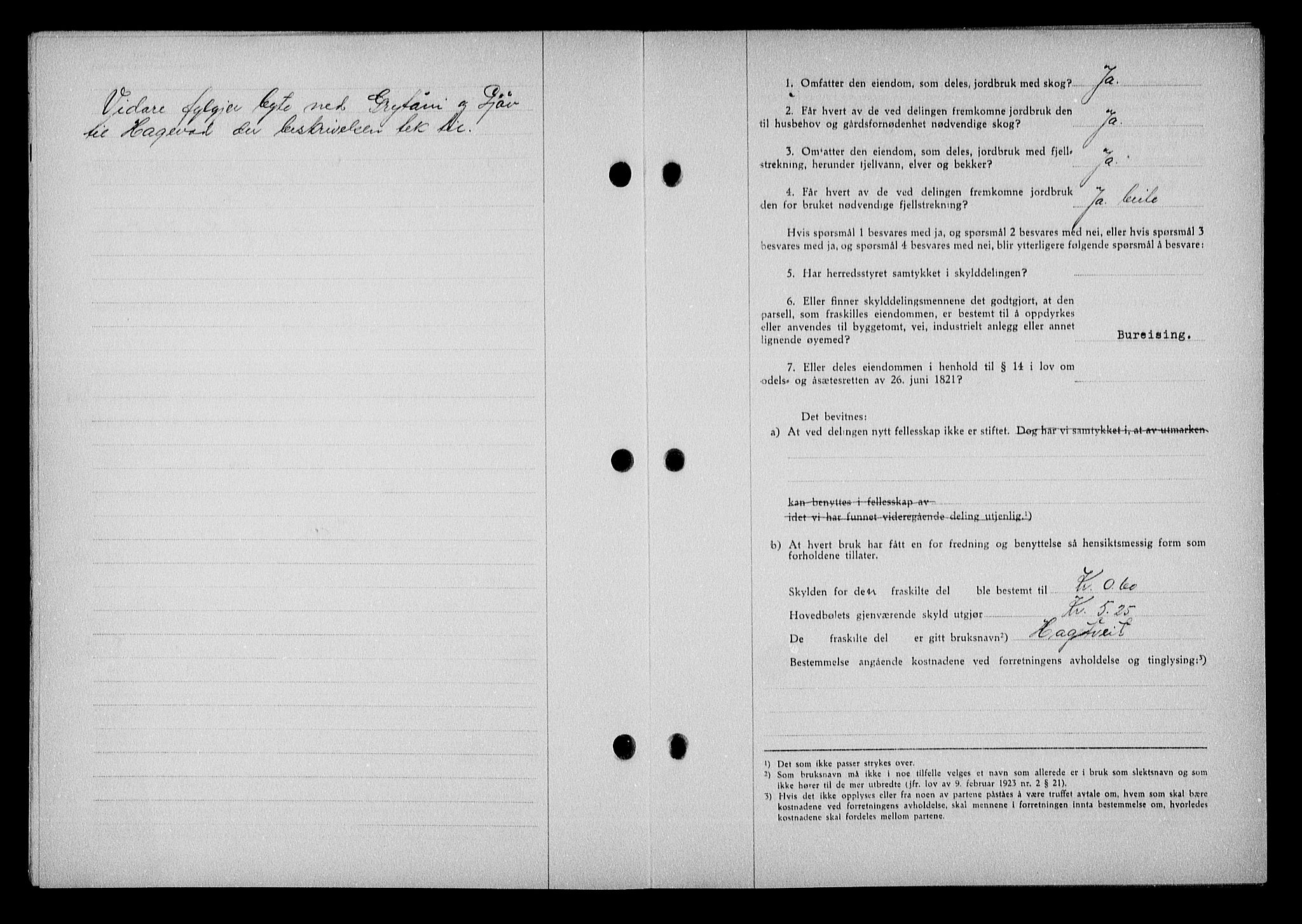 Nedenes sorenskriveri, AV/SAK-1221-0006/G/Gb/Gba/L0048: Mortgage book no. A-II, 1940-1941, Diary no: : 1161/1940