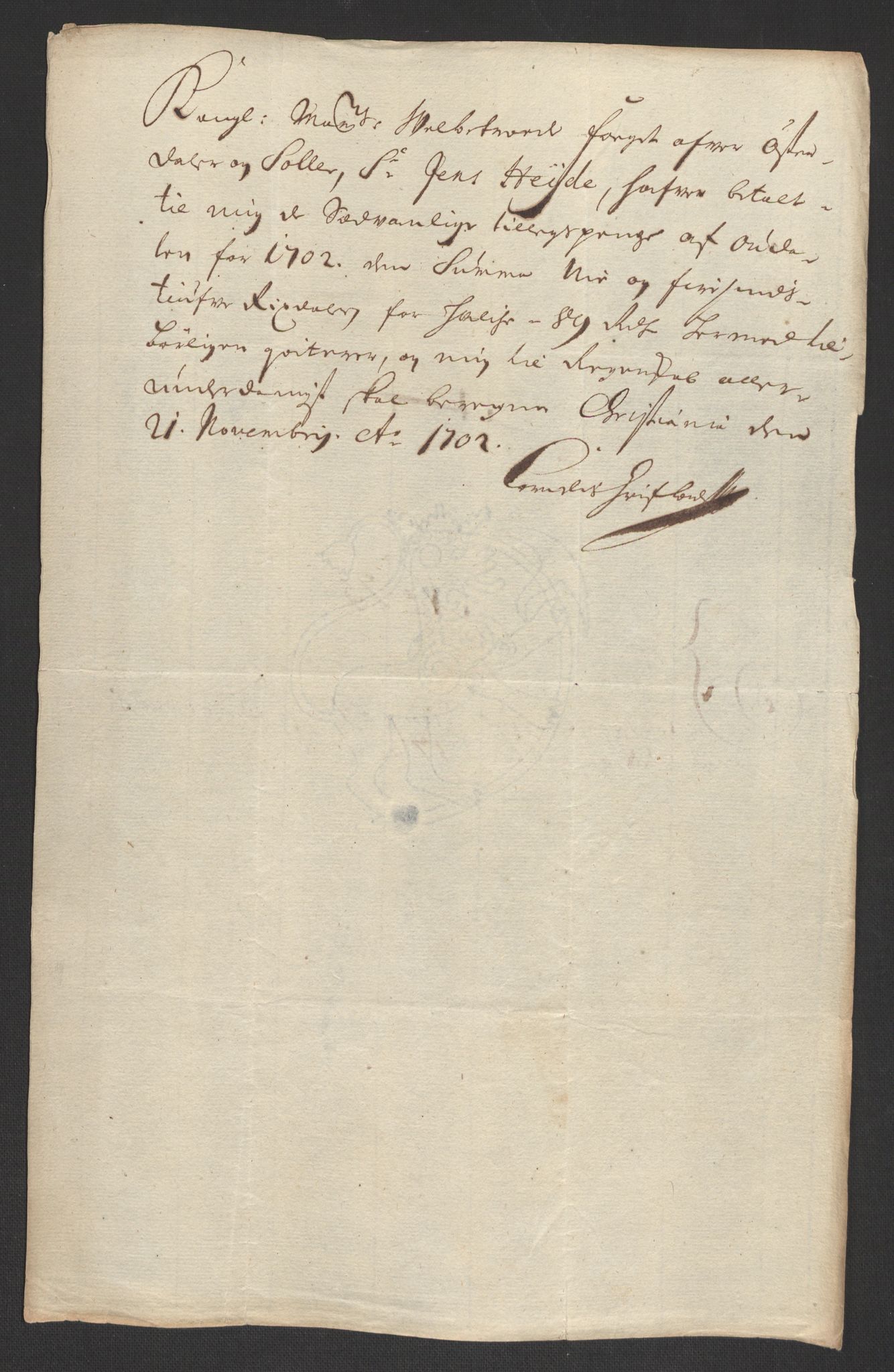 Rentekammeret inntil 1814, Reviderte regnskaper, Fogderegnskap, RA/EA-4092/R13/L0840: Fogderegnskap Solør, Odal og Østerdal, 1702, p. 254