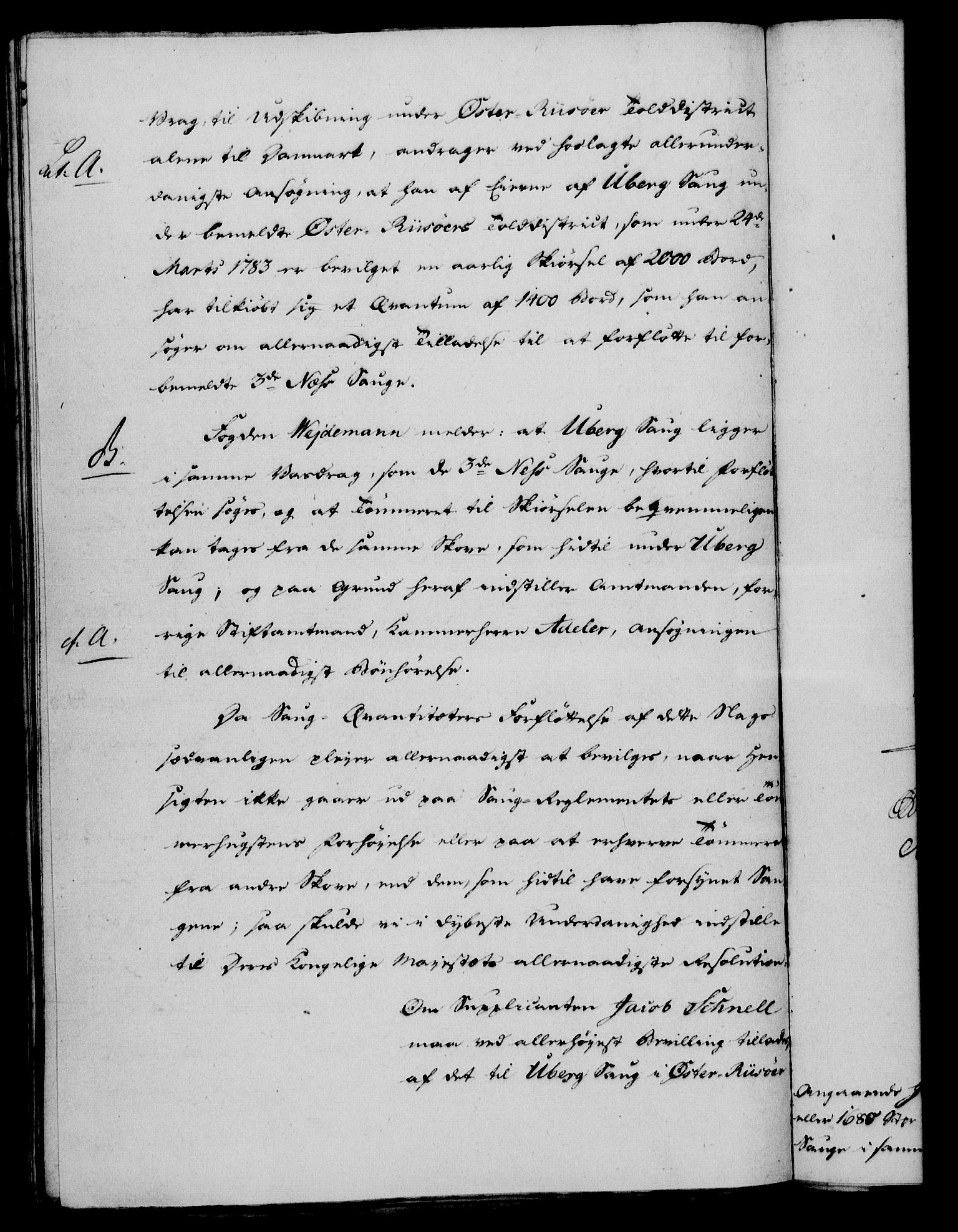 Rentekammeret, Kammerkanselliet, RA/EA-3111/G/Gf/Gfa/L0070: Norsk relasjons- og resolusjonsprotokoll (merket RK 52.70), 1788, p. 203