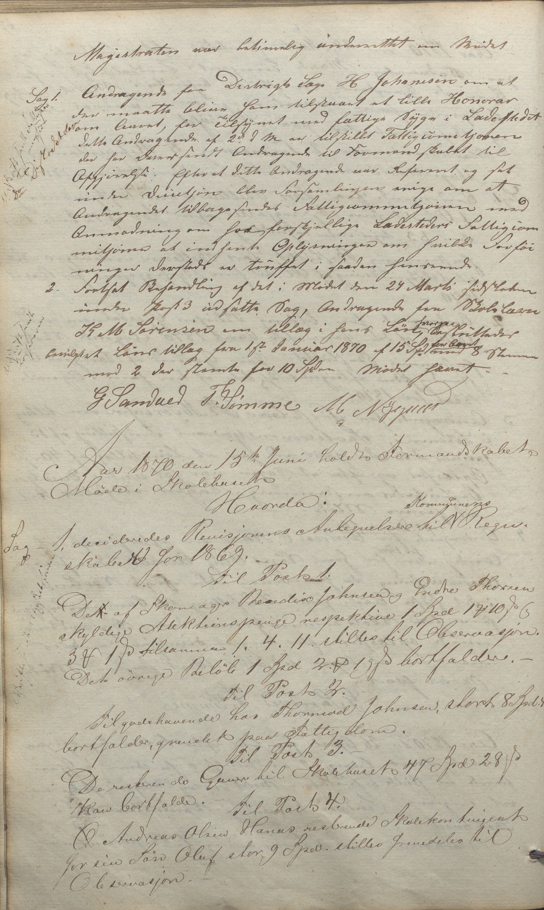 Sandnes kommune - Formannskapet og Bystyret, IKAR/K-100188/Aa/L0001: Møtebok, 1862-1875, p. 129