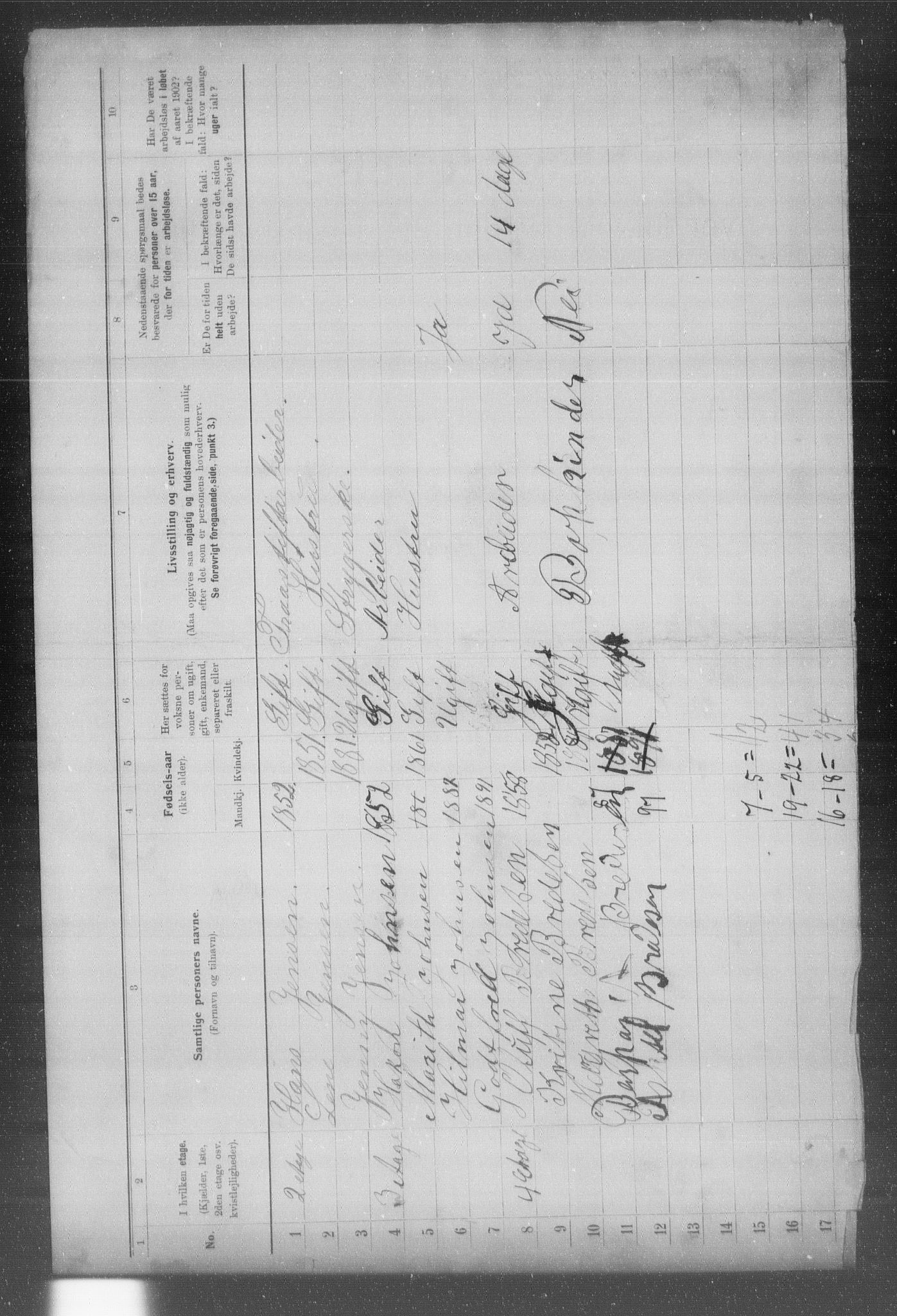 OBA, Municipal Census 1902 for Kristiania, 1902, p. 23773