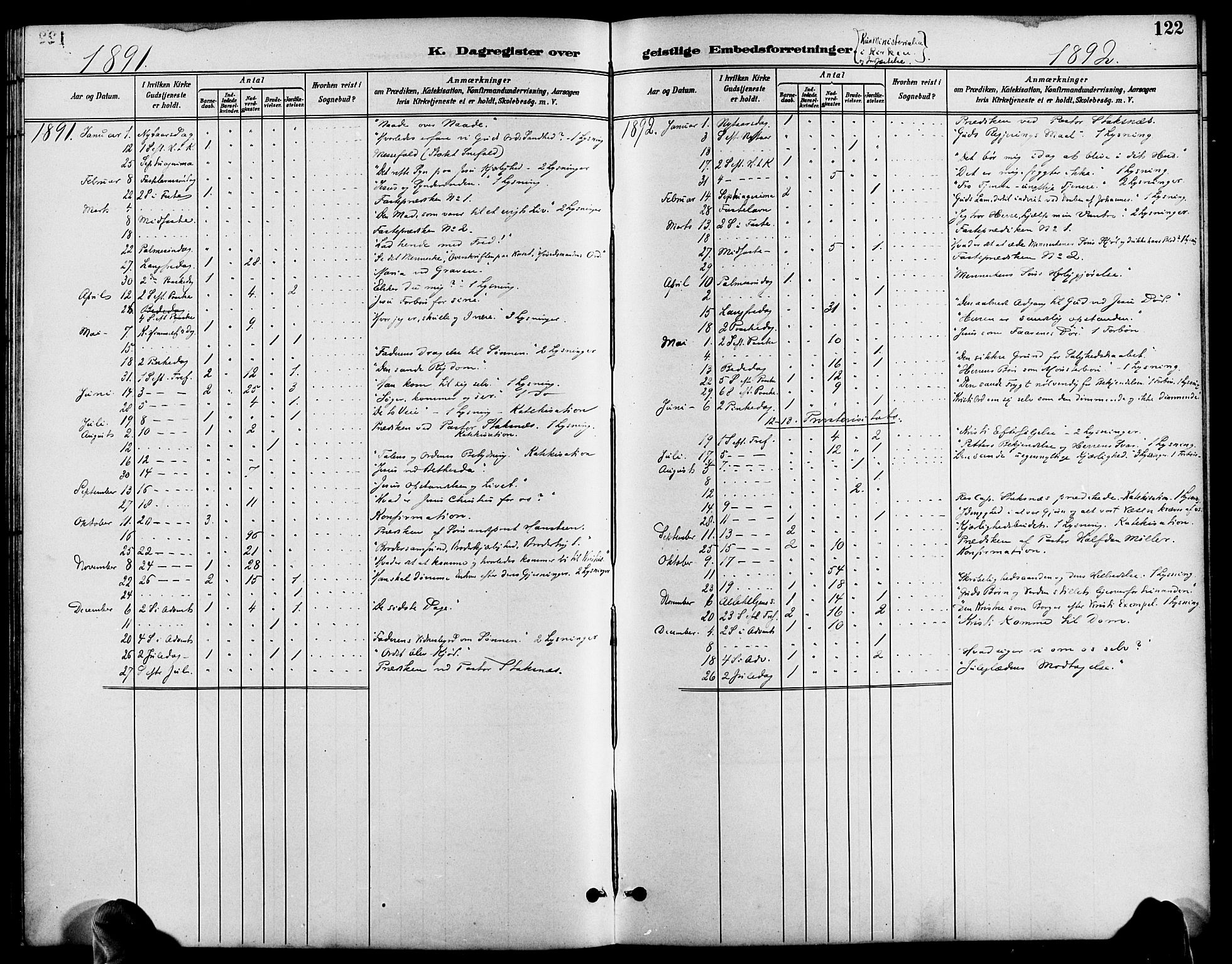 Austre Moland sokneprestkontor, SAK/1111-0001/F/Fb/Fbb/L0002: Parish register (copy) no. B 2, 1894-1918, p. 122