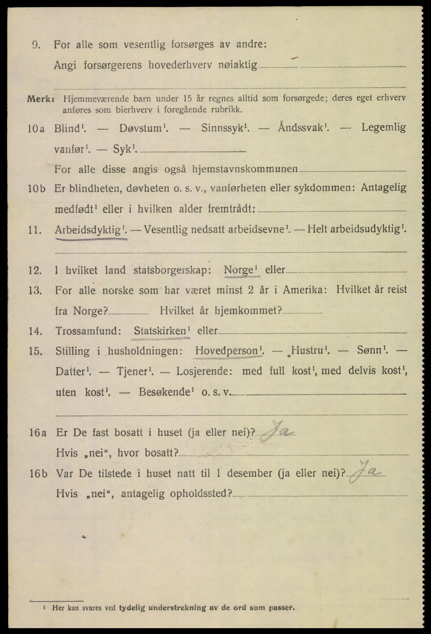 SAK, 1920 census for Mandal, 1920, p. 8178