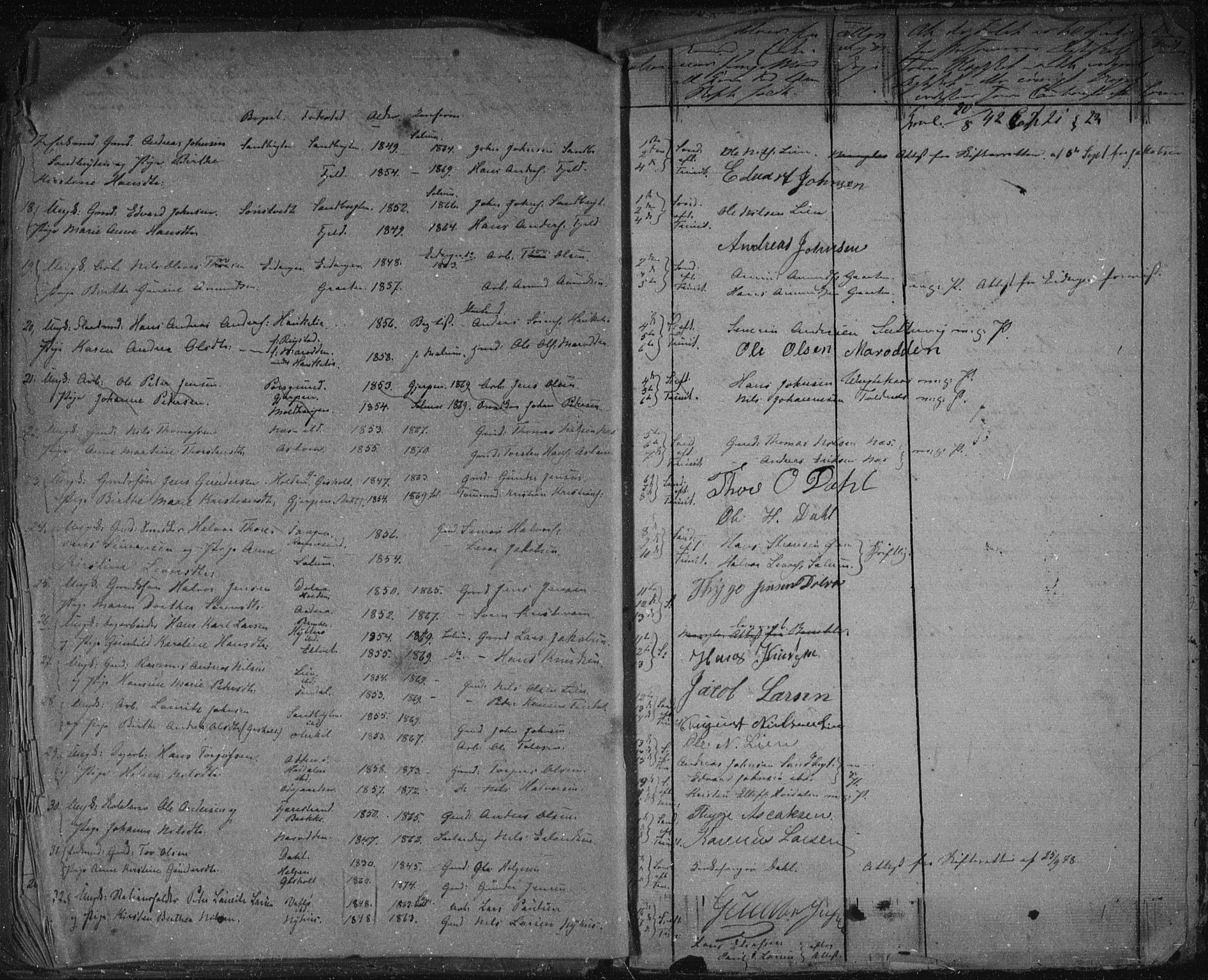 Solum kirkebøker, SAKO/A-306/H/Ha/L0001: Banns register no. I 1, 1846-1879