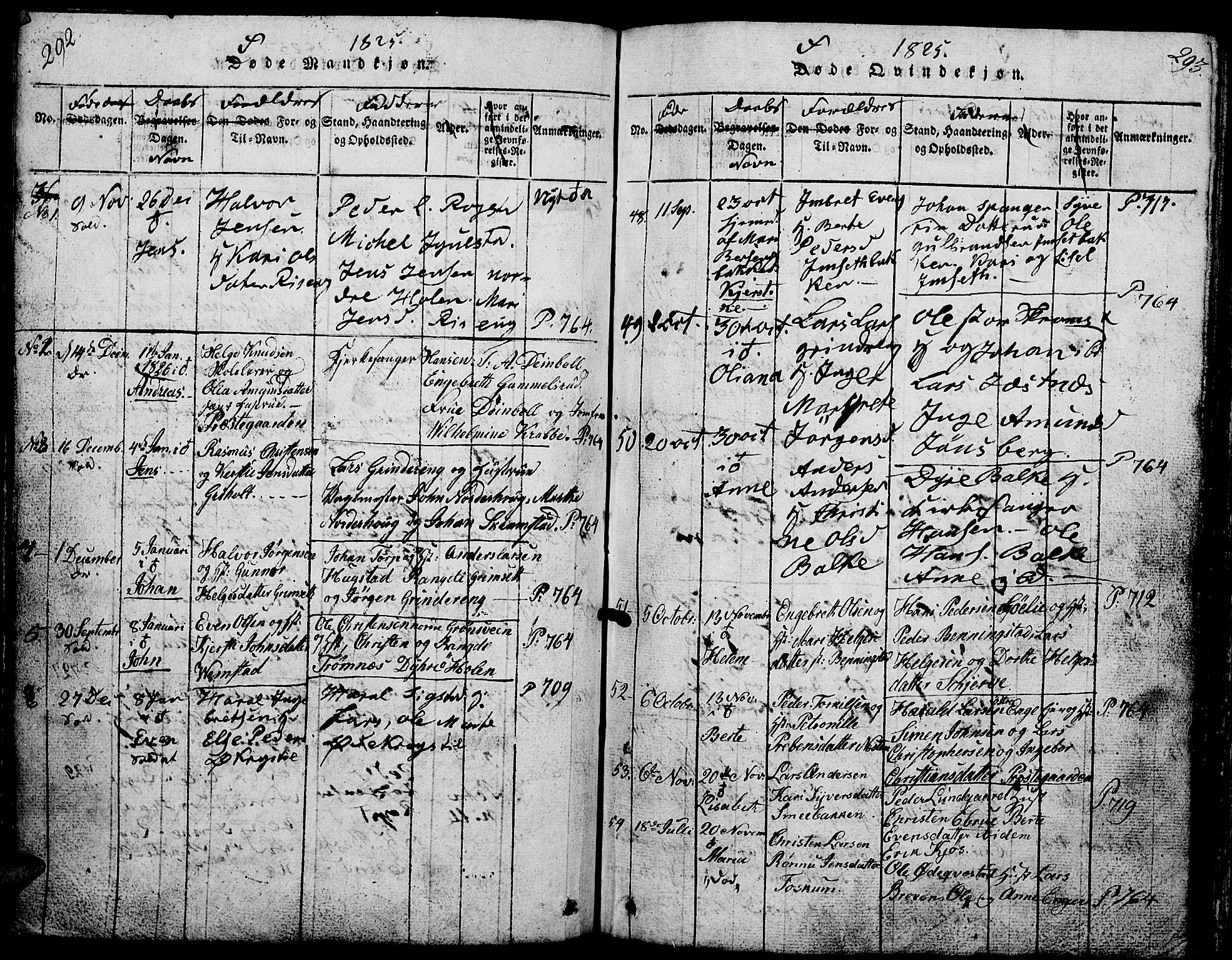 Løten prestekontor, SAH/PREST-022/L/La/L0001: Parish register (copy) no. 1, 1812-1832, p. 292-293