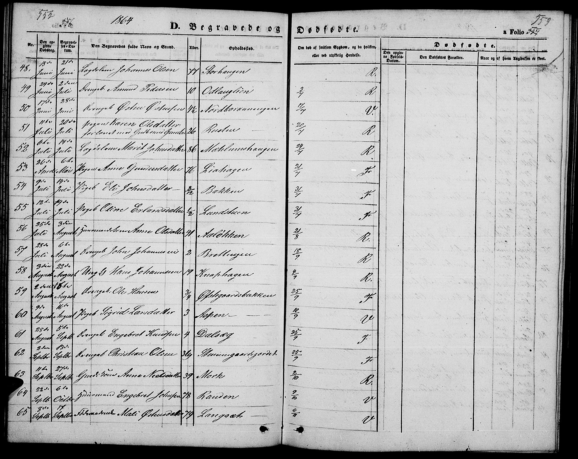 Ringebu prestekontor, AV/SAH-PREST-082/H/Ha/Hab/L0003: Parish register (copy) no. 3, 1854-1866, p. 552-553