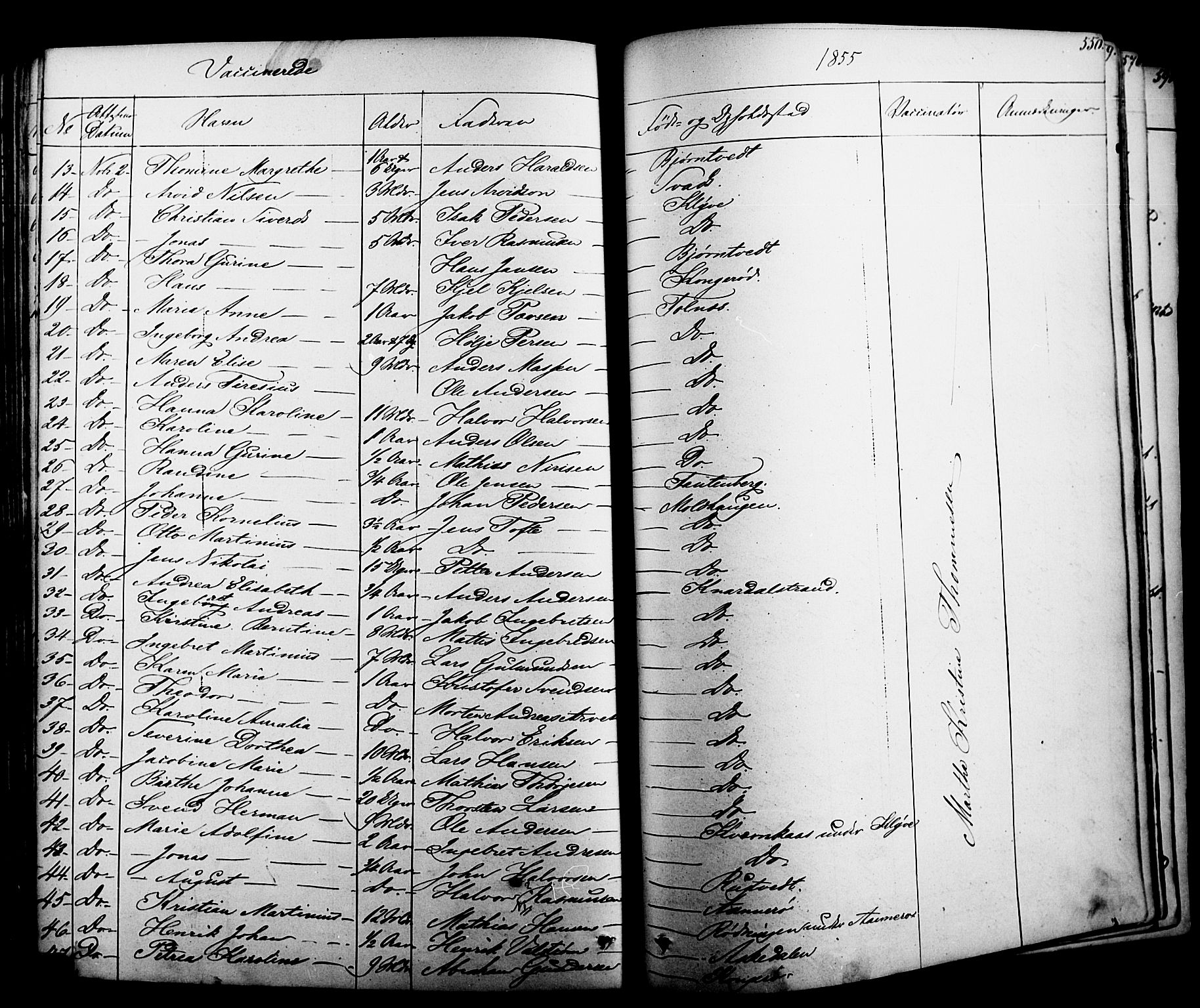 Solum kirkebøker, SAKO/A-306/F/Fa/L0006: Parish register (official) no. I 6, 1844-1855, p. 550
