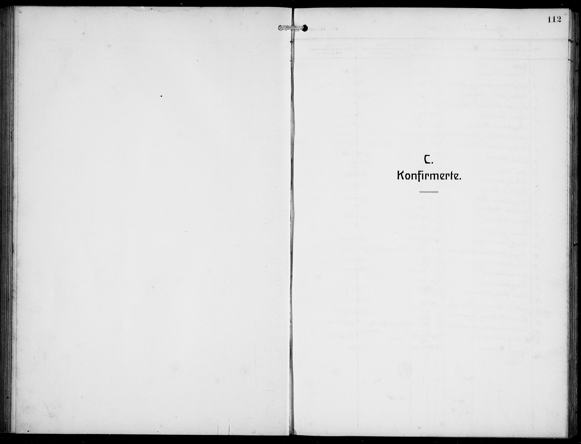 Gulen sokneprestembete, AV/SAB-A-80201/H/Hab/Habb/L0004: Parish register (copy) no. B 4, 1908-1936, p. 112