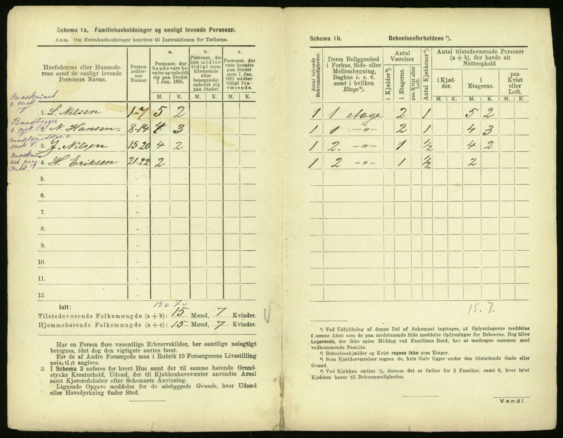 RA, 1891 census for 0301 Kristiania, 1891, p. 23720