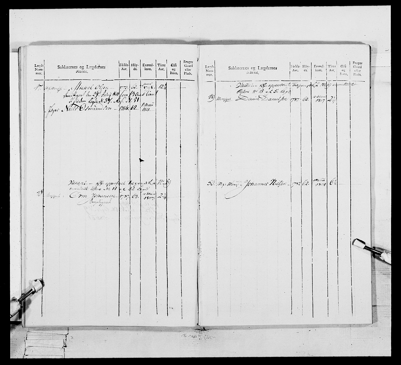 Generalitets- og kommissariatskollegiet, Det kongelige norske kommissariatskollegium, AV/RA-EA-5420/E/Eh/L0111: Vesterlenske nasjonale infanteriregiment, 1810, p. 362