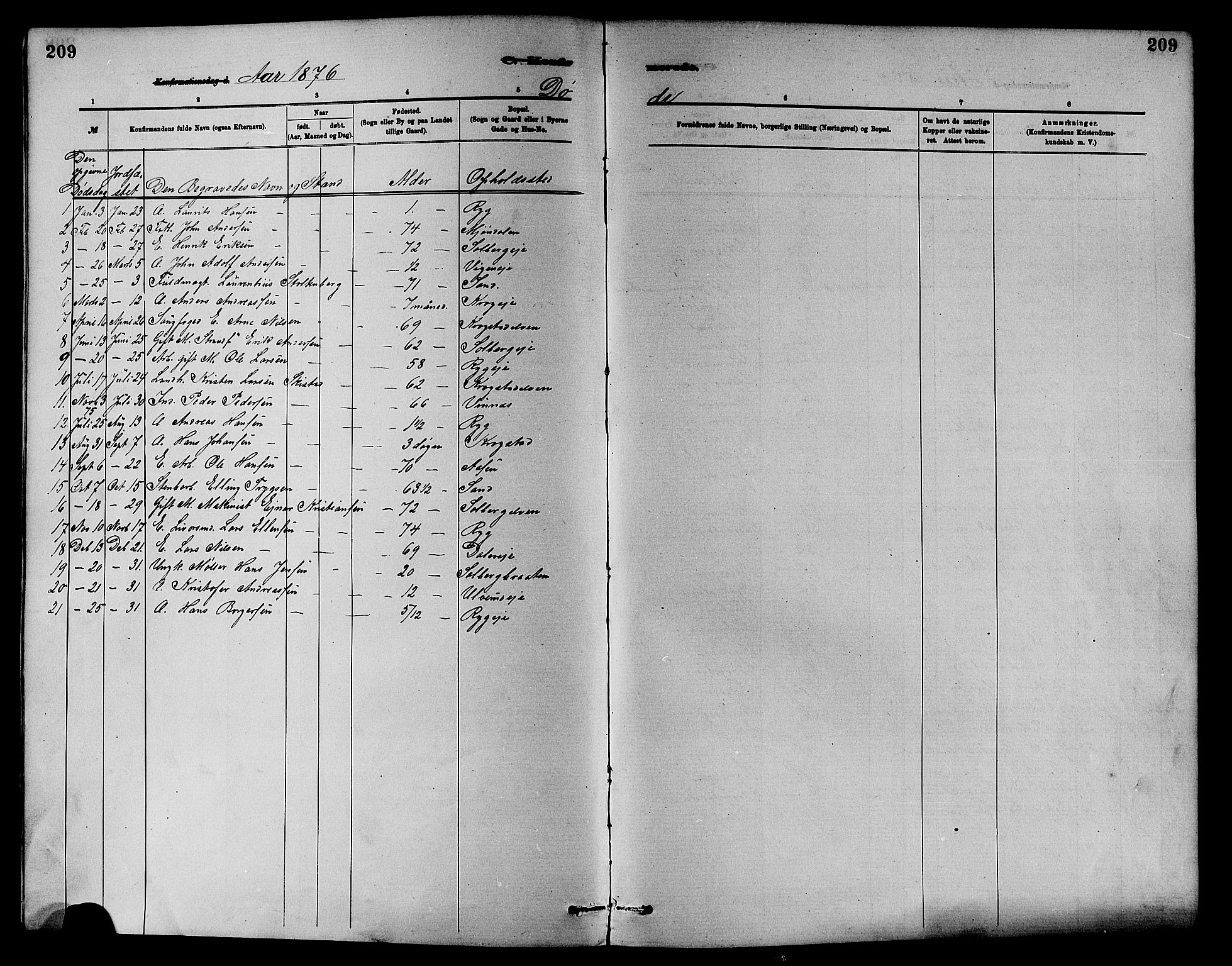 Nedre Eiker kirkebøker, SAKO/A-612/F/Fa/L0001: Parish register (official) no. 1, 1853-1877, p. 209