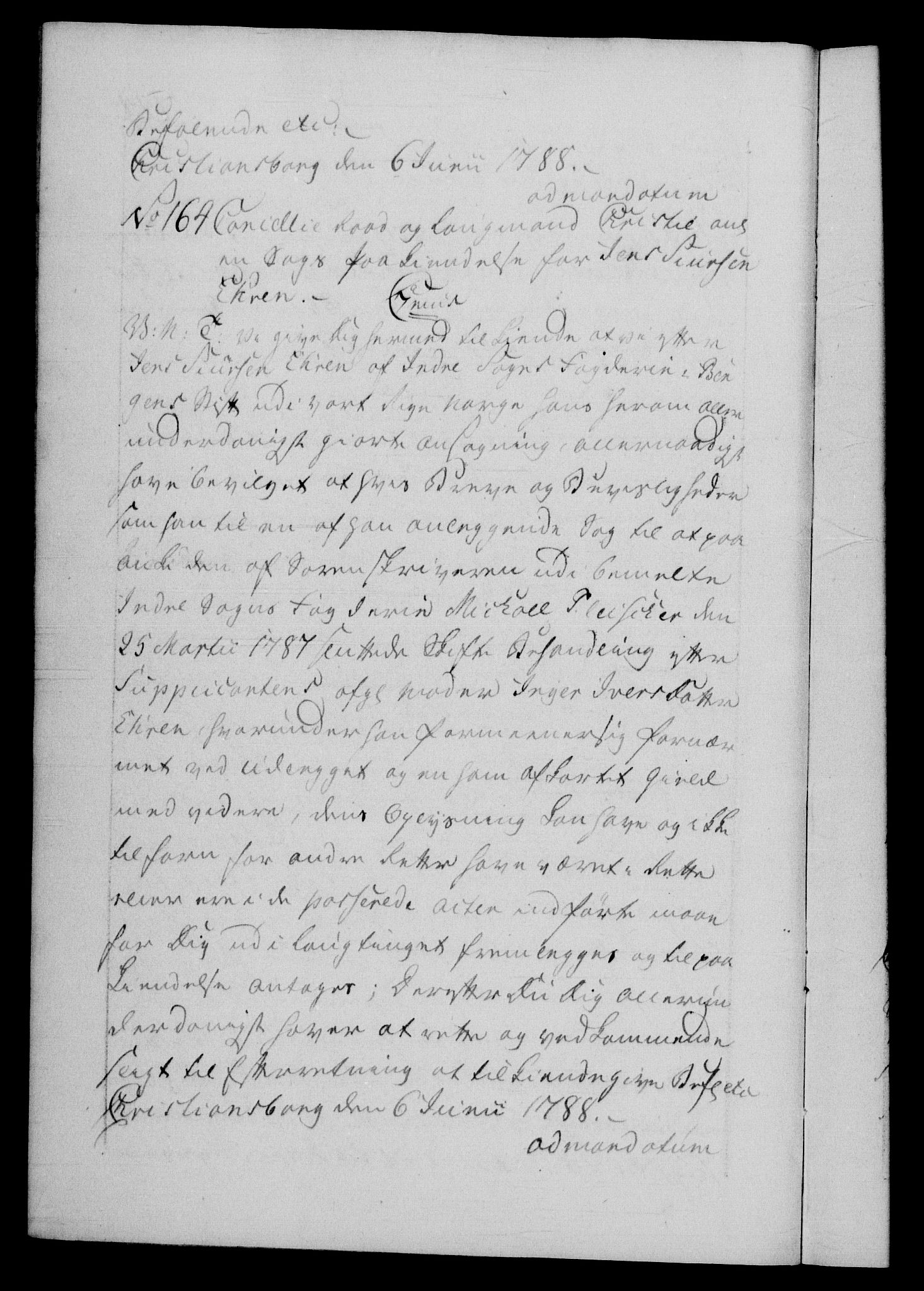 Danske Kanselli 1572-1799, AV/RA-EA-3023/F/Fc/Fca/Fcab/L0044: Norske tegnelser, 1787-1791, p. 244b
