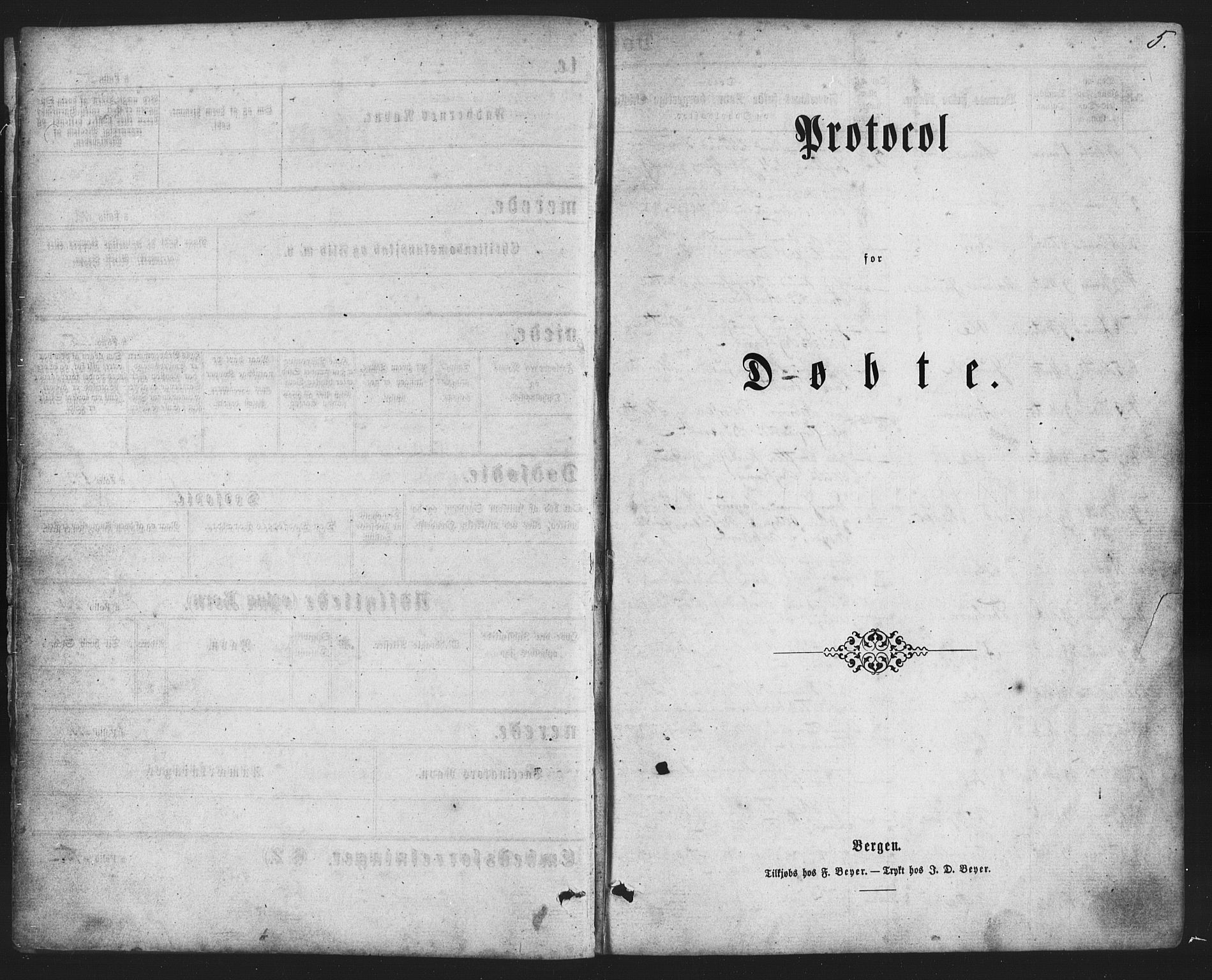 Fitjar sokneprestembete, AV/SAB-A-99926: Parish register (official) no. A 1, 1862-1881, p. 5