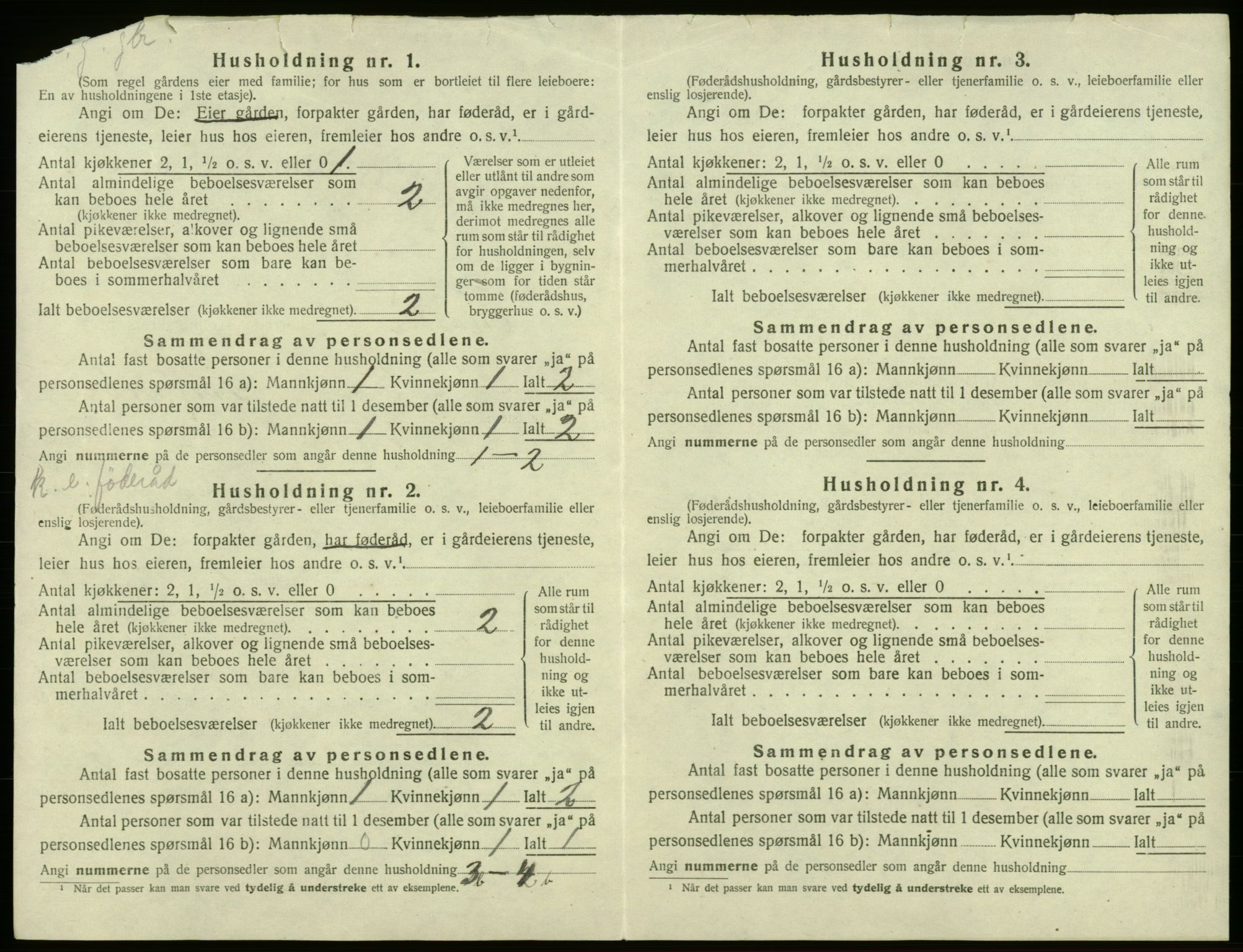 SAB, 1920 census for Moster, 1920, p. 29