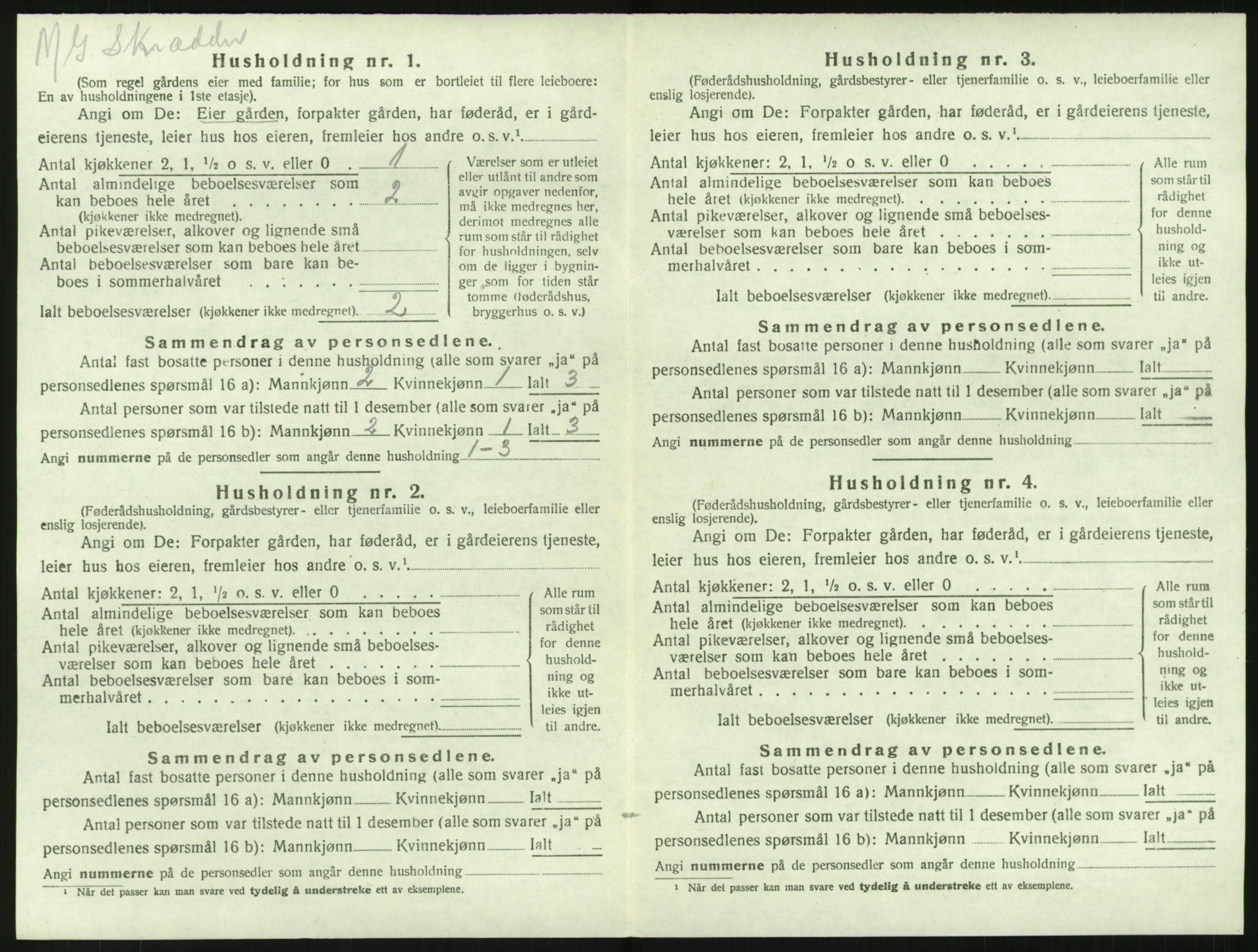 SAKO, 1920 census for Lardal, 1920, p. 60