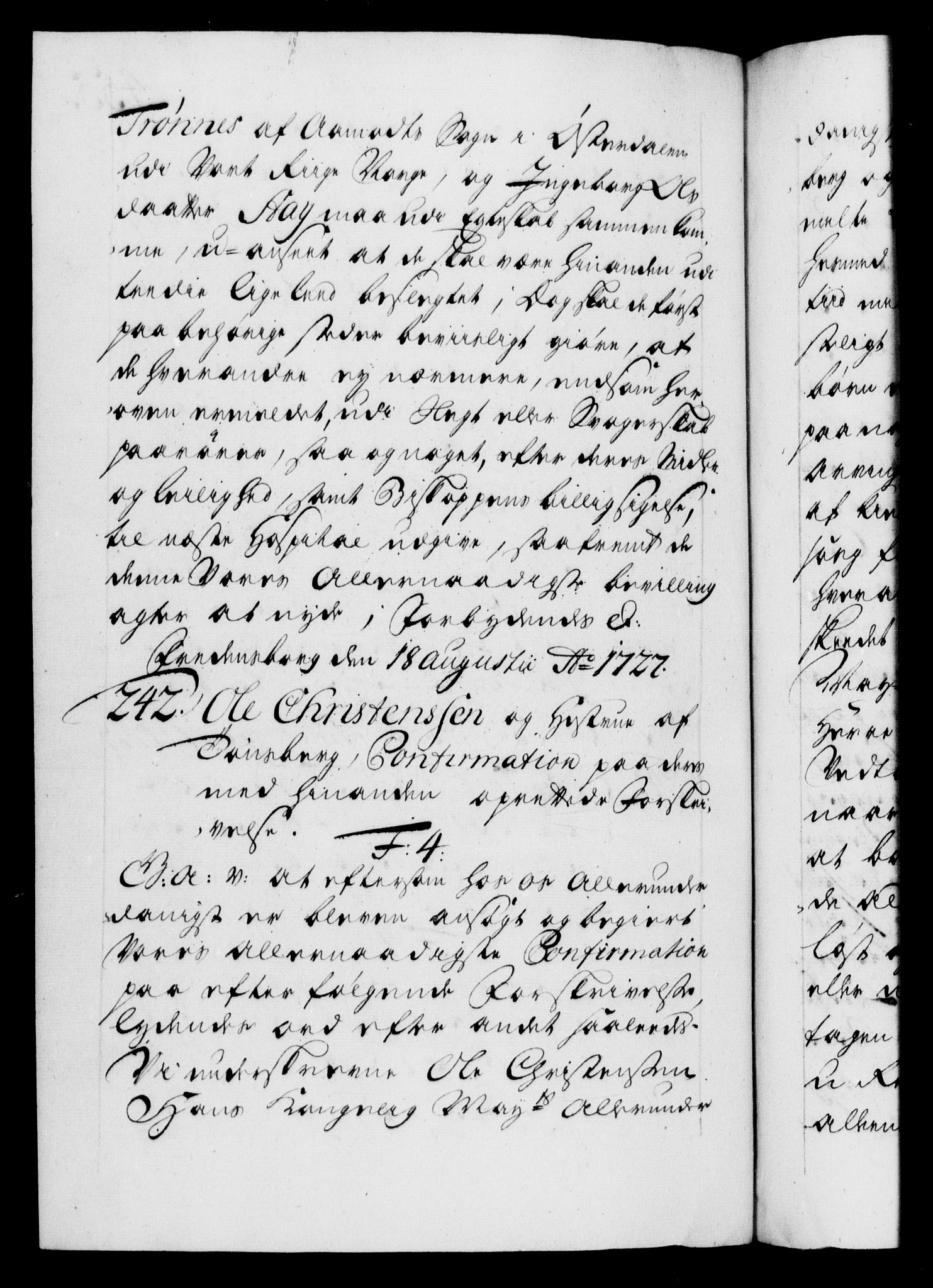 Danske Kanselli 1572-1799, AV/RA-EA-3023/F/Fc/Fca/Fcaa/L0025: Norske registre, 1726-1728, p. 455b