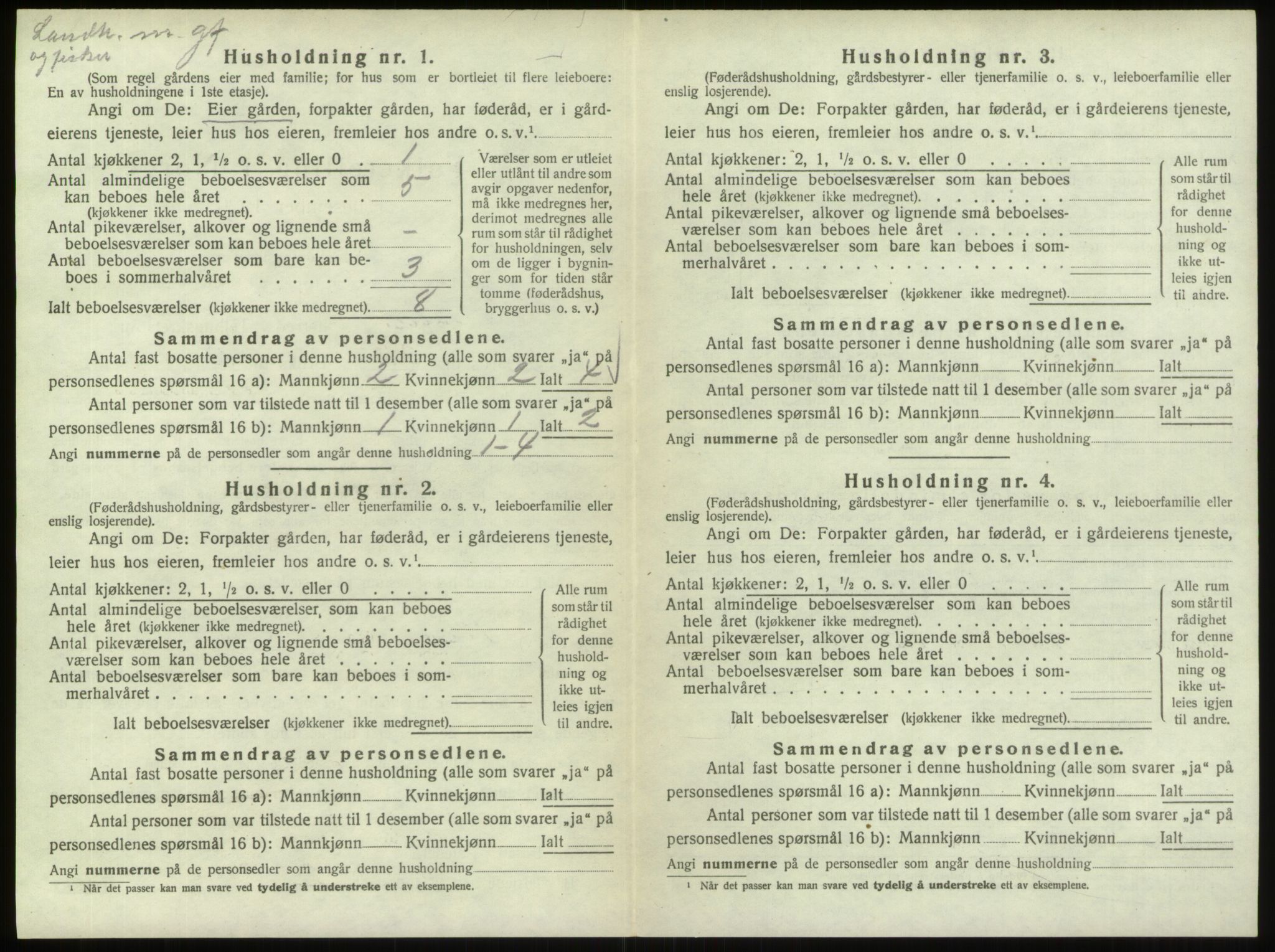 SAO, 1920 census for Hvaler, 1920, p. 1129