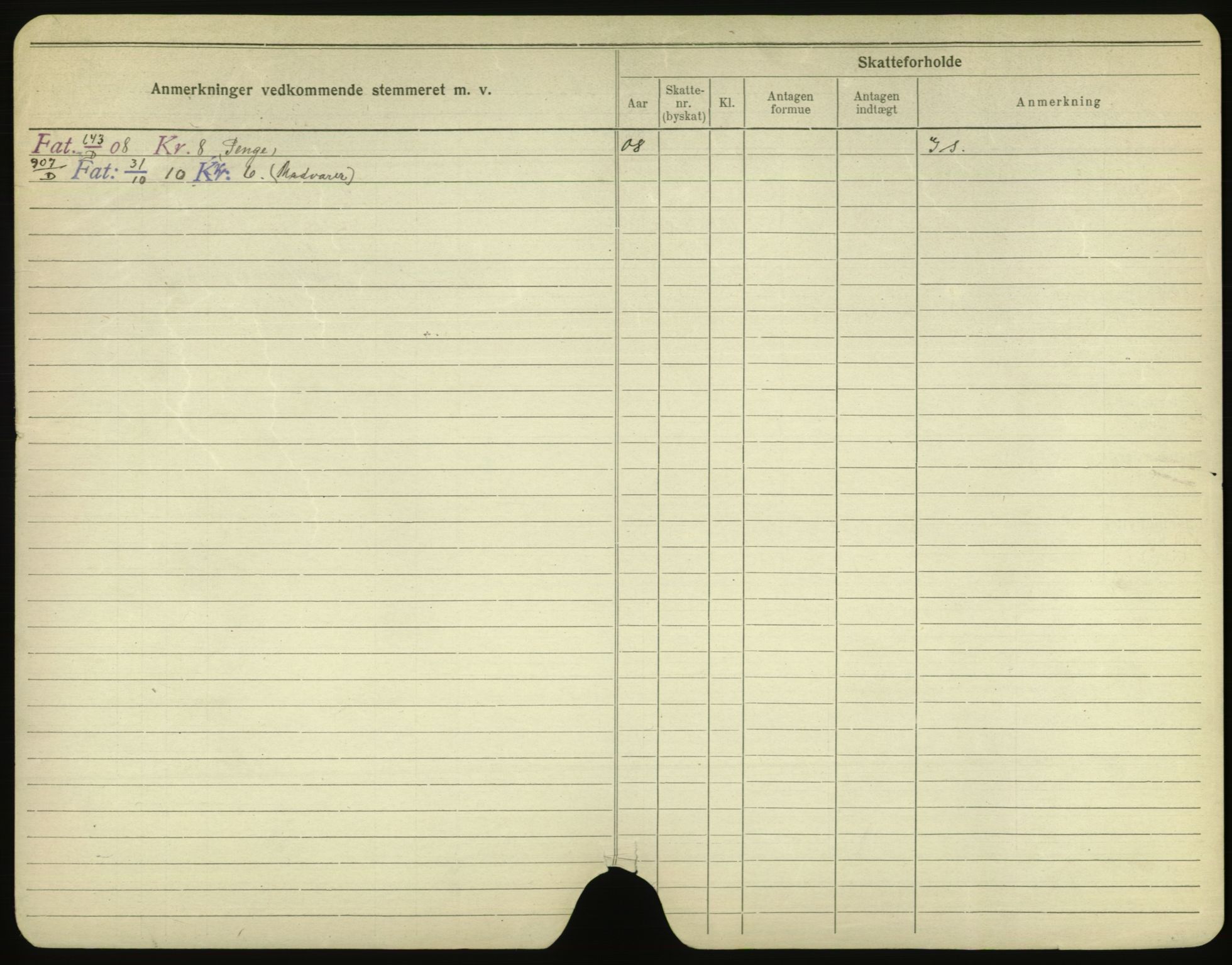 Oslo folkeregister, Registerkort, SAO/A-11715/F/Fa/Fac/L0001: Menn, 1906-1914, p. 975b