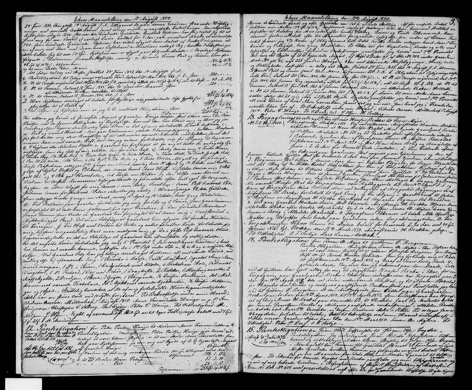 Eiker, Modum og Sigdal sorenskriveri, SAKO/A-123/G/Ga/Gaa/L0013a: Mortgage book no. I 13a, 1850-1852, p. 3