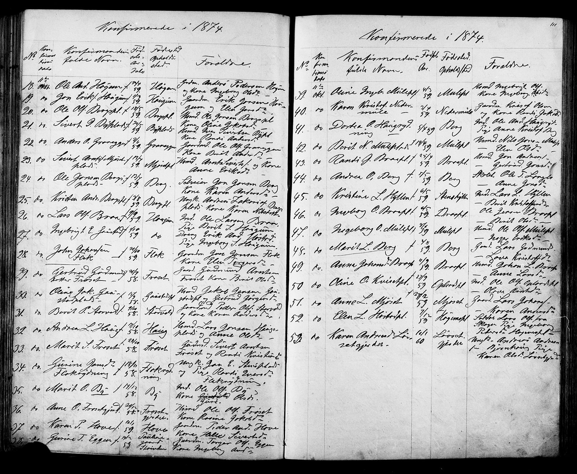 Ministerialprotokoller, klokkerbøker og fødselsregistre - Sør-Trøndelag, SAT/A-1456/612/L0387: Parish register (copy) no. 612C03, 1874-1908, p. 111