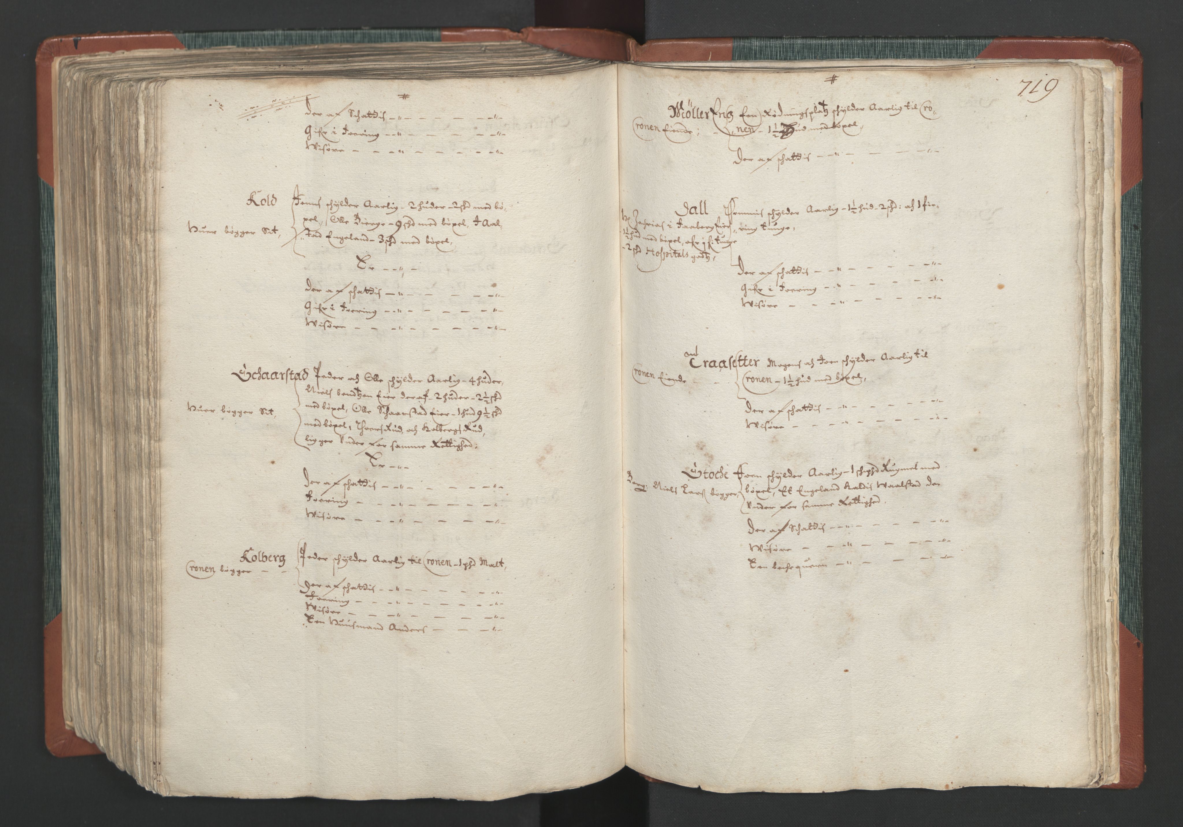 Rentekammeret inntil 1814, Realistisk ordnet avdeling, AV/RA-EA-4070/L/L0009: Oppland lagdømme. Alminnelig jordebok med skatteligning for Solør, Østerdal, Hadeland og Valdres., 1661, p. 718b-719a