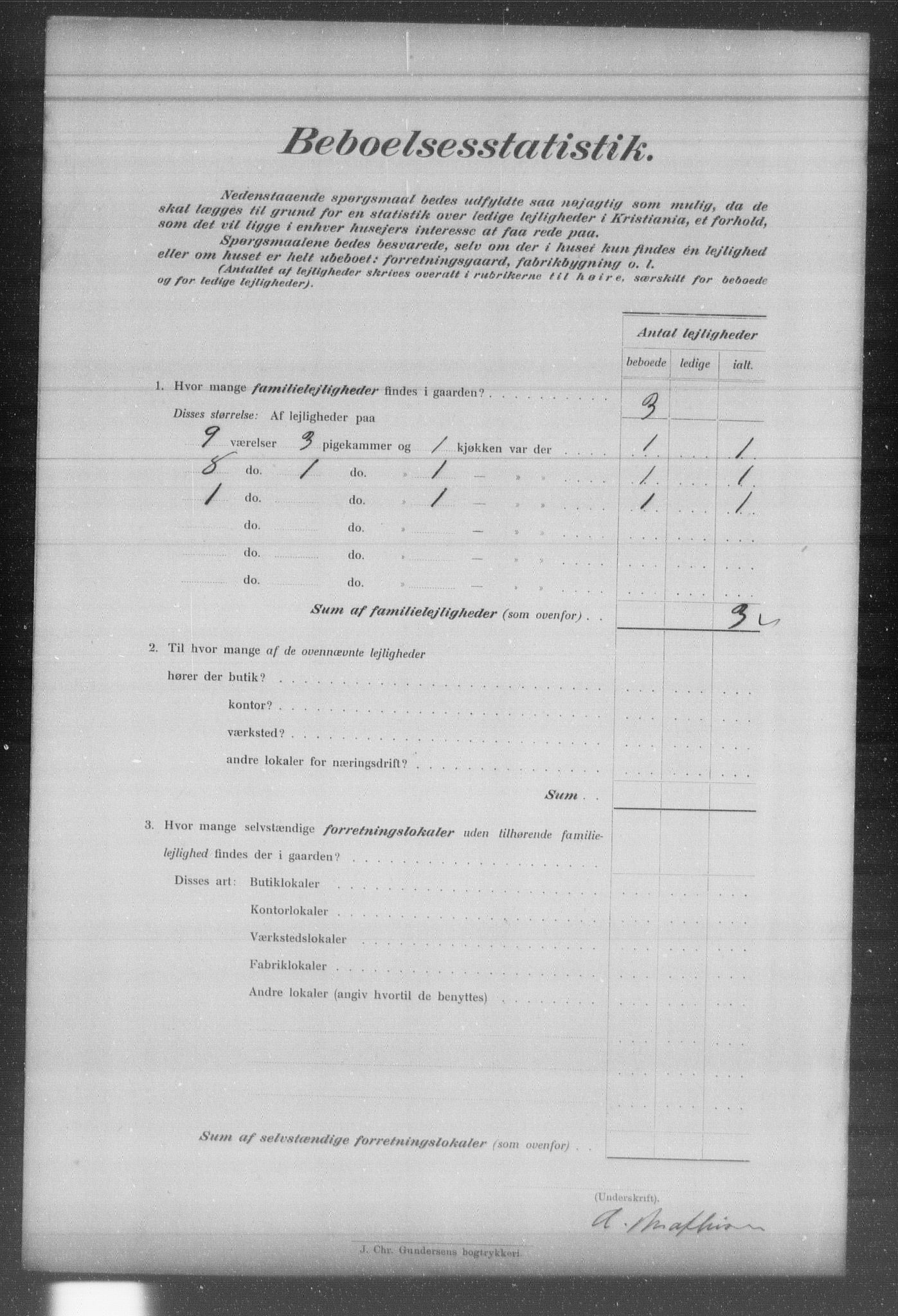 OBA, Municipal Census 1903 for Kristiania, 1903, p. 6818