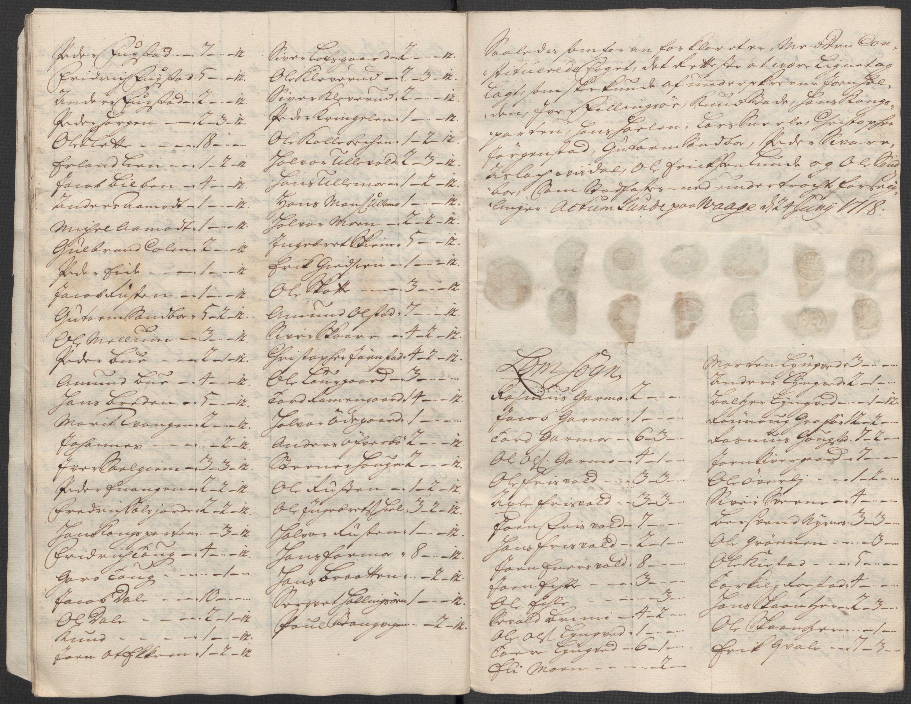 Rentekammeret inntil 1814, Reviderte regnskaper, Fogderegnskap, AV/RA-EA-4092/R17/L1188: Fogderegnskap Gudbrandsdal, 1718, p. 61