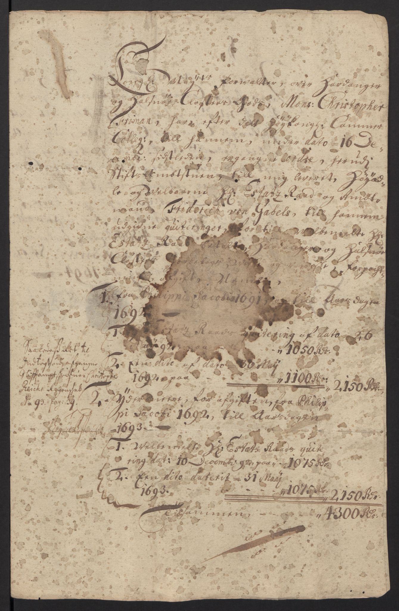 Rentekammeret inntil 1814, Reviderte regnskaper, Fogderegnskap, AV/RA-EA-4092/R48/L2989: Fogderegnskap Sunnhordland og Hardanger, 1713, p. 562