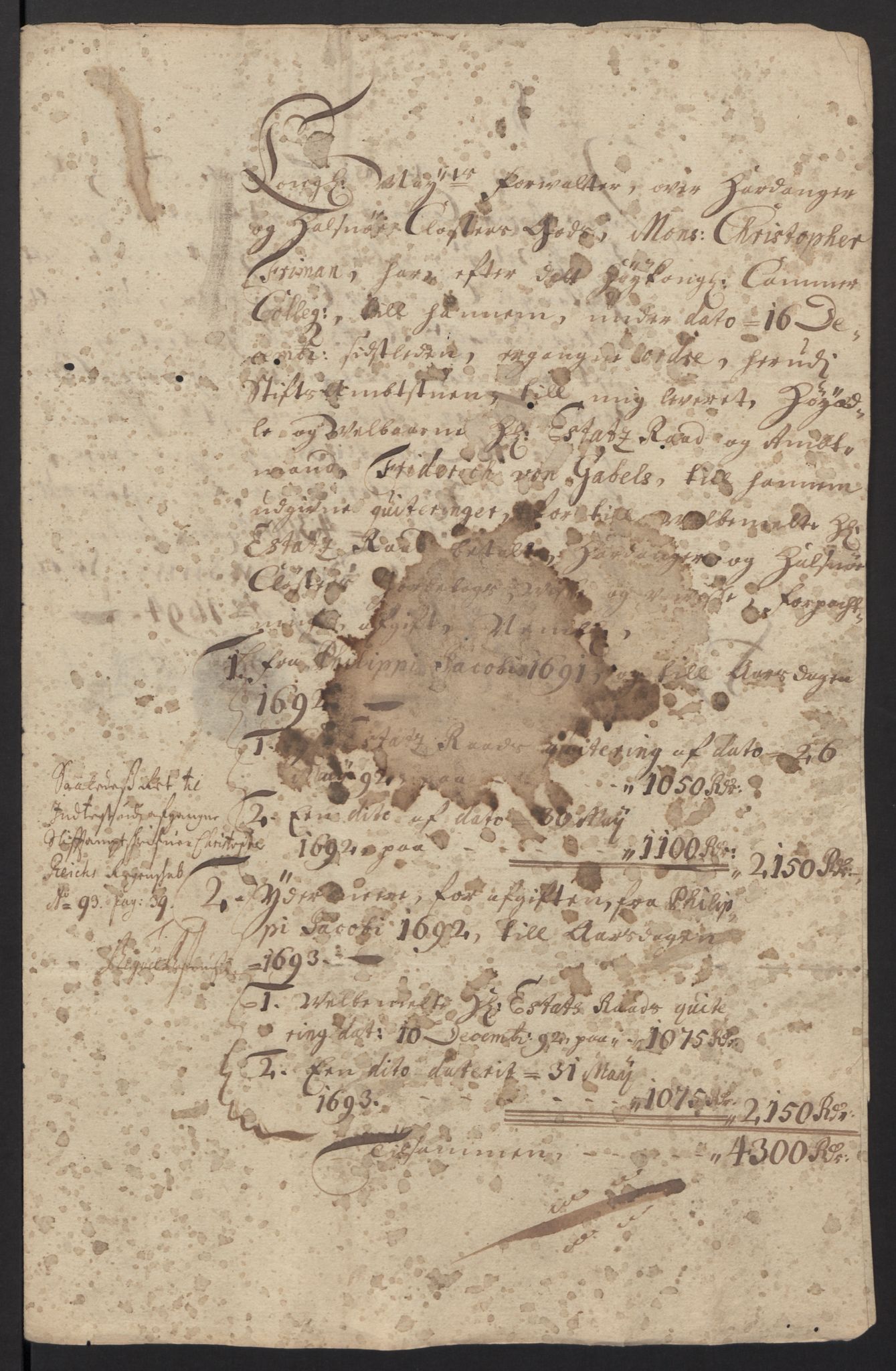 Rentekammeret inntil 1814, Reviderte regnskaper, Fogderegnskap, RA/EA-4092/R48/L2989: Fogderegnskap Sunnhordland og Hardanger, 1713, p. 562