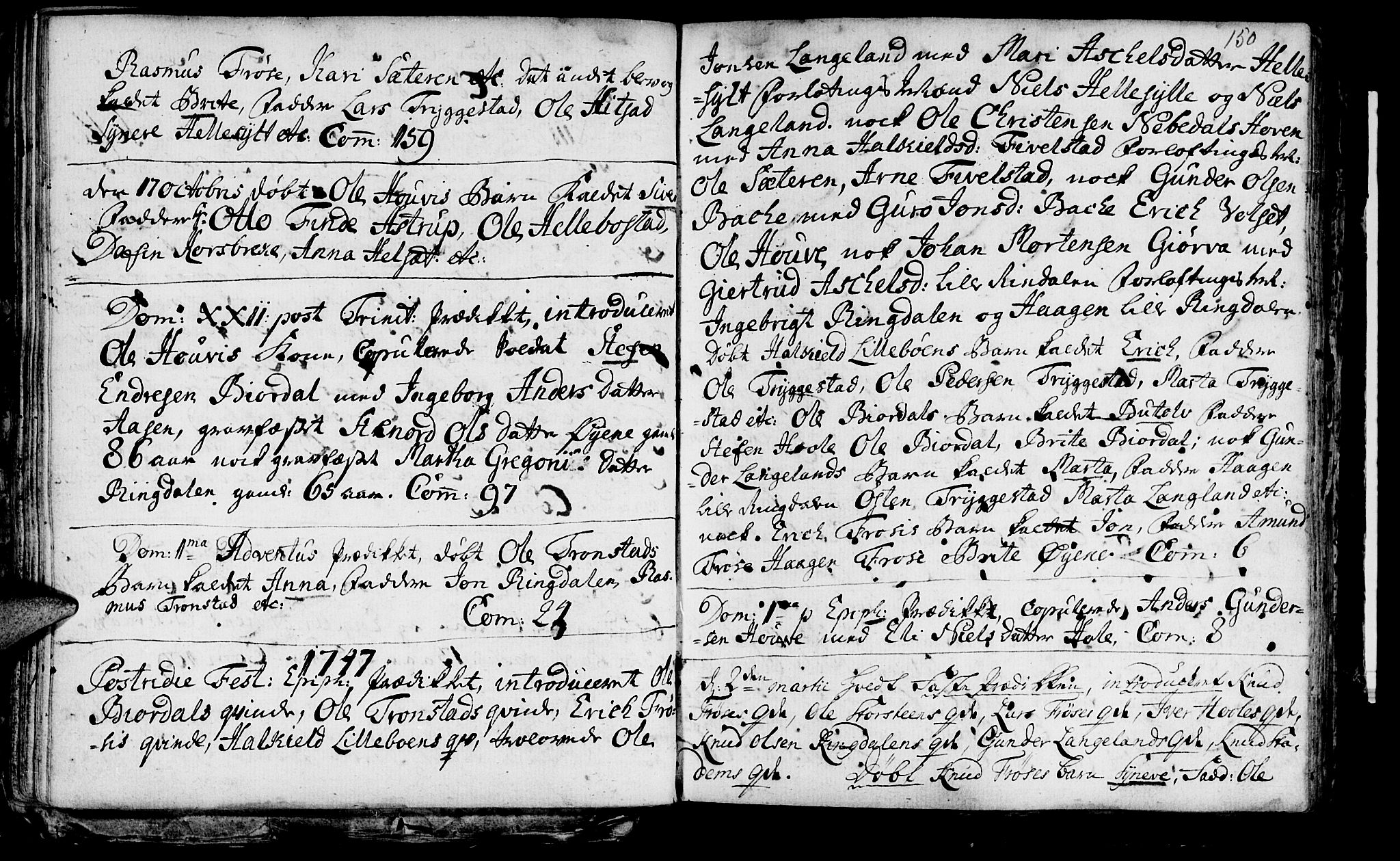 Ministerialprotokoller, klokkerbøker og fødselsregistre - Møre og Romsdal, SAT/A-1454/519/L0241: Parish register (official) no. 519A01 /2, 1736-1760, p. 150