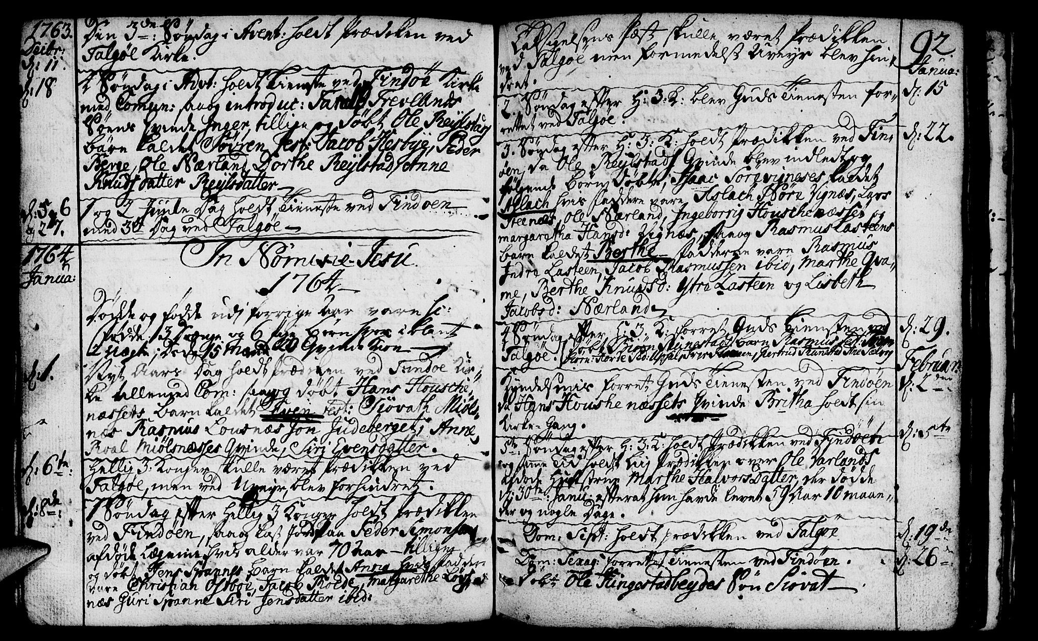 Finnøy sokneprestkontor, SAST/A-101825/H/Ha/Haa/L0004: Parish register (official) no. A 4, 1746-1772, p. 92