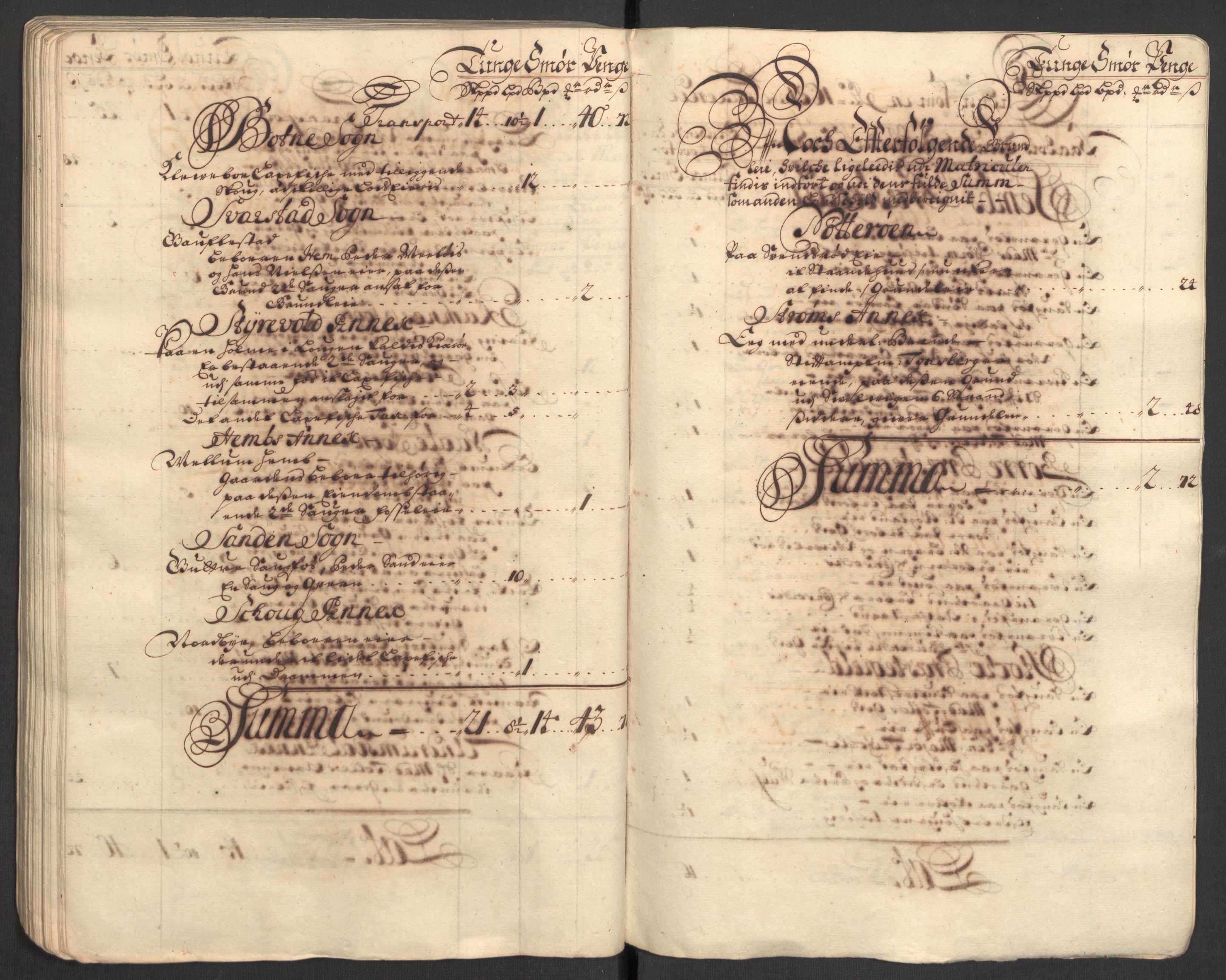 Rentekammeret inntil 1814, Reviderte regnskaper, Fogderegnskap, AV/RA-EA-4092/R32/L1871: Fogderegnskap Jarlsberg grevskap, 1703-1705, p. 508