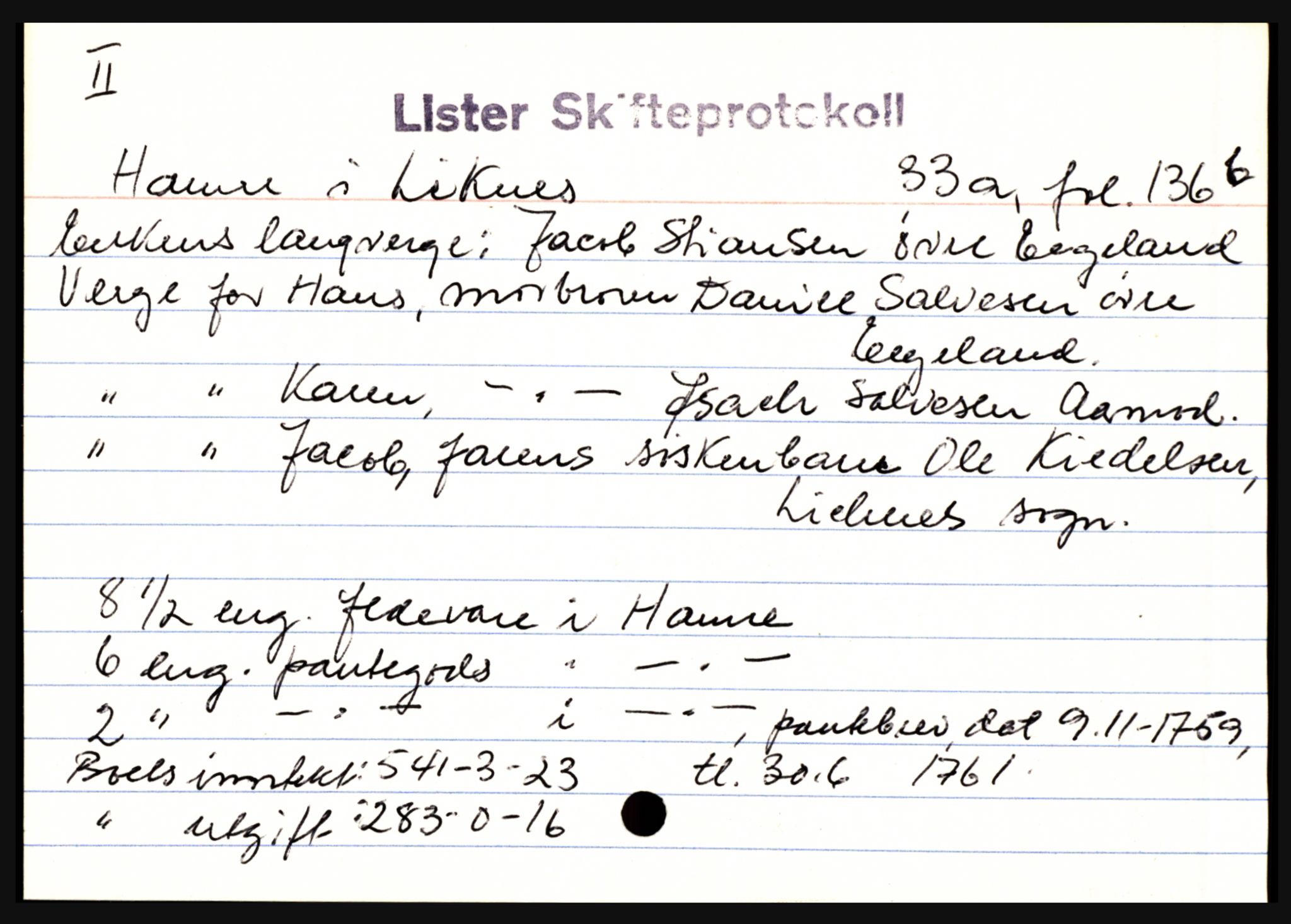 Lister sorenskriveri, AV/SAK-1221-0003/H, p. 13699