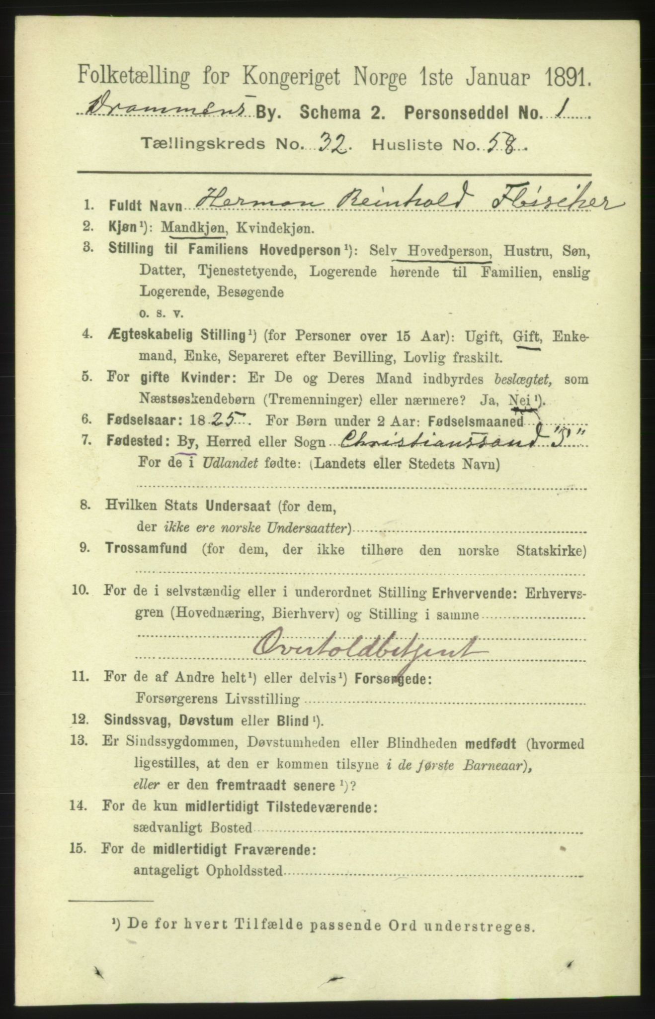 RA, 1891 census for 0602 Drammen, 1891, p. 20073