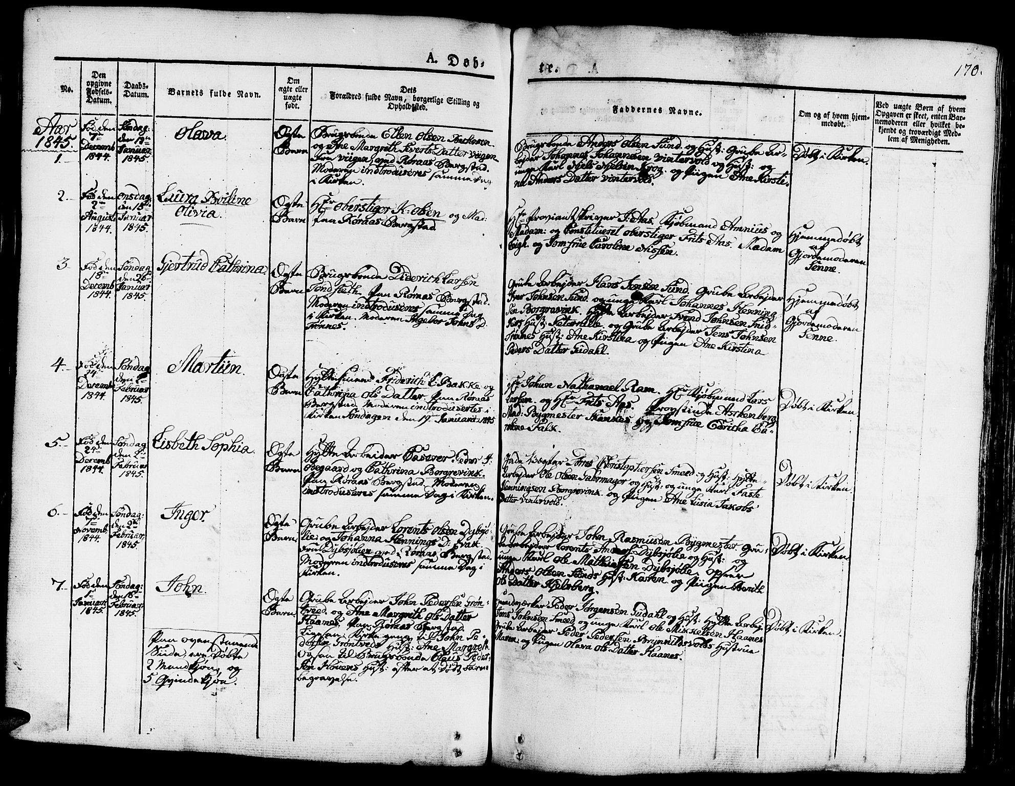 Ministerialprotokoller, klokkerbøker og fødselsregistre - Sør-Trøndelag, SAT/A-1456/681/L0938: Parish register (copy) no. 681C02, 1829-1879, p. 170