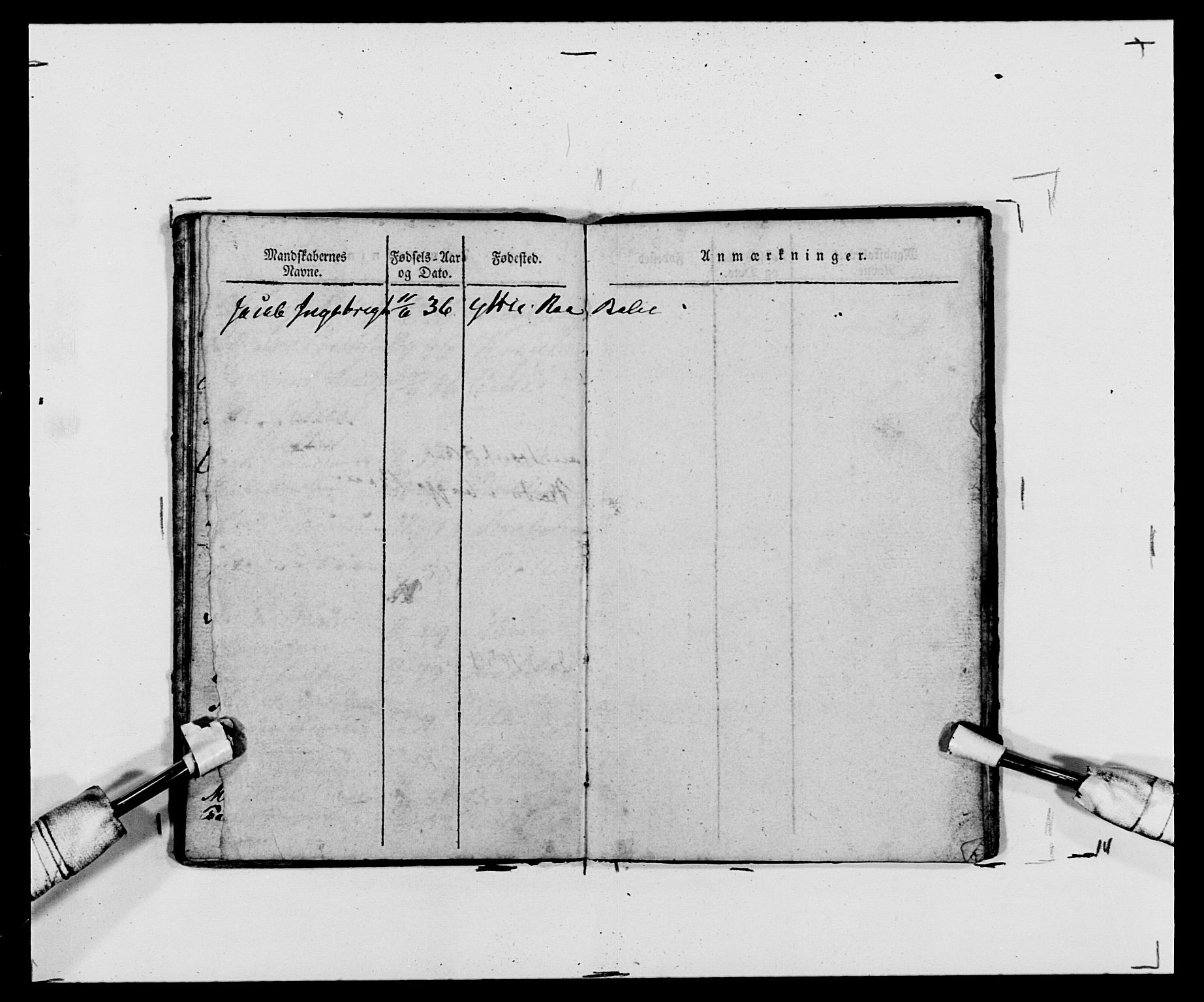 Generalitets- og kommissariatskollegiet, Det kongelige norske kommissariatskollegium, AV/RA-EA-5420/E/Eh/L0120: Tingvollske kompani, 1850-1870, p. 236