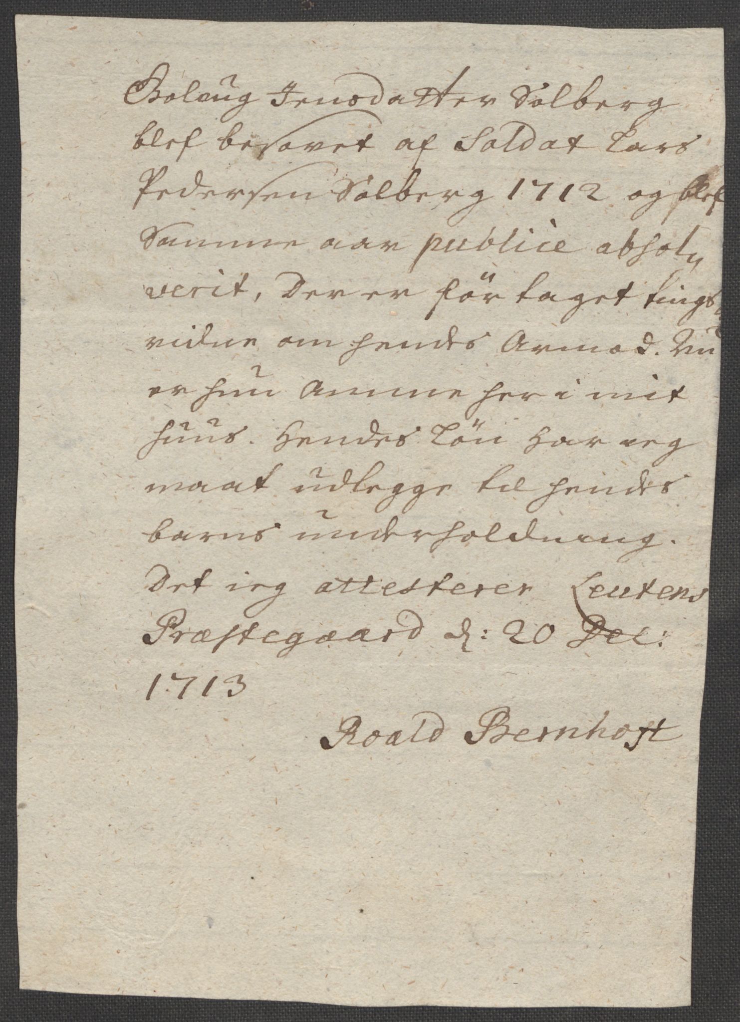 Rentekammeret inntil 1814, Reviderte regnskaper, Fogderegnskap, RA/EA-4092/R16/L1050: Fogderegnskap Hedmark, 1713, p. 285