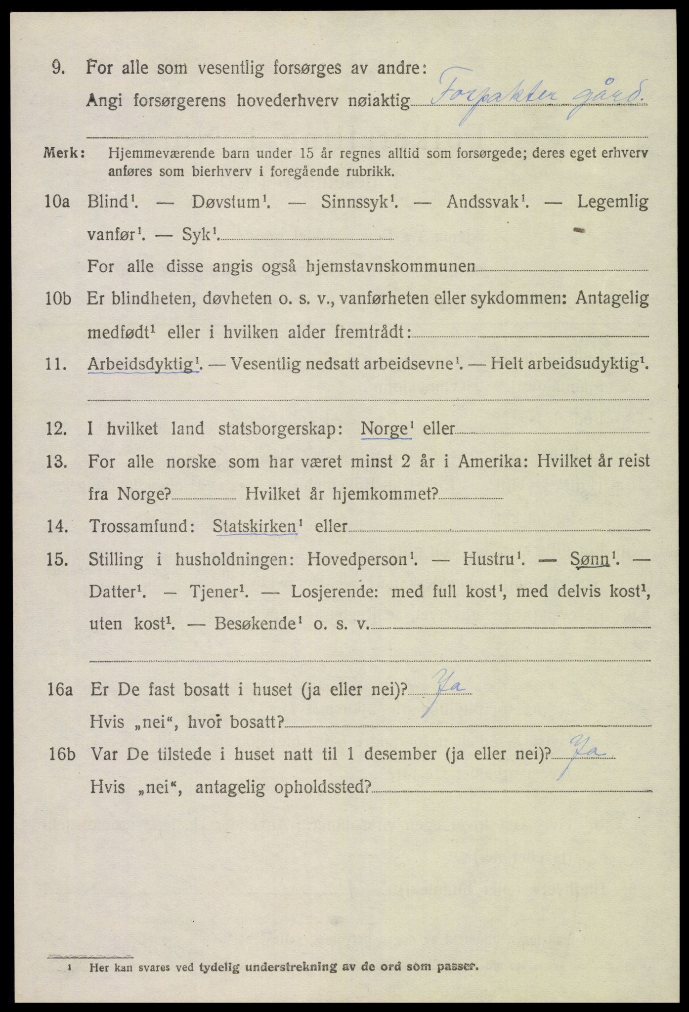 SAK, 1920 census for Landvik, 1920, p. 4035