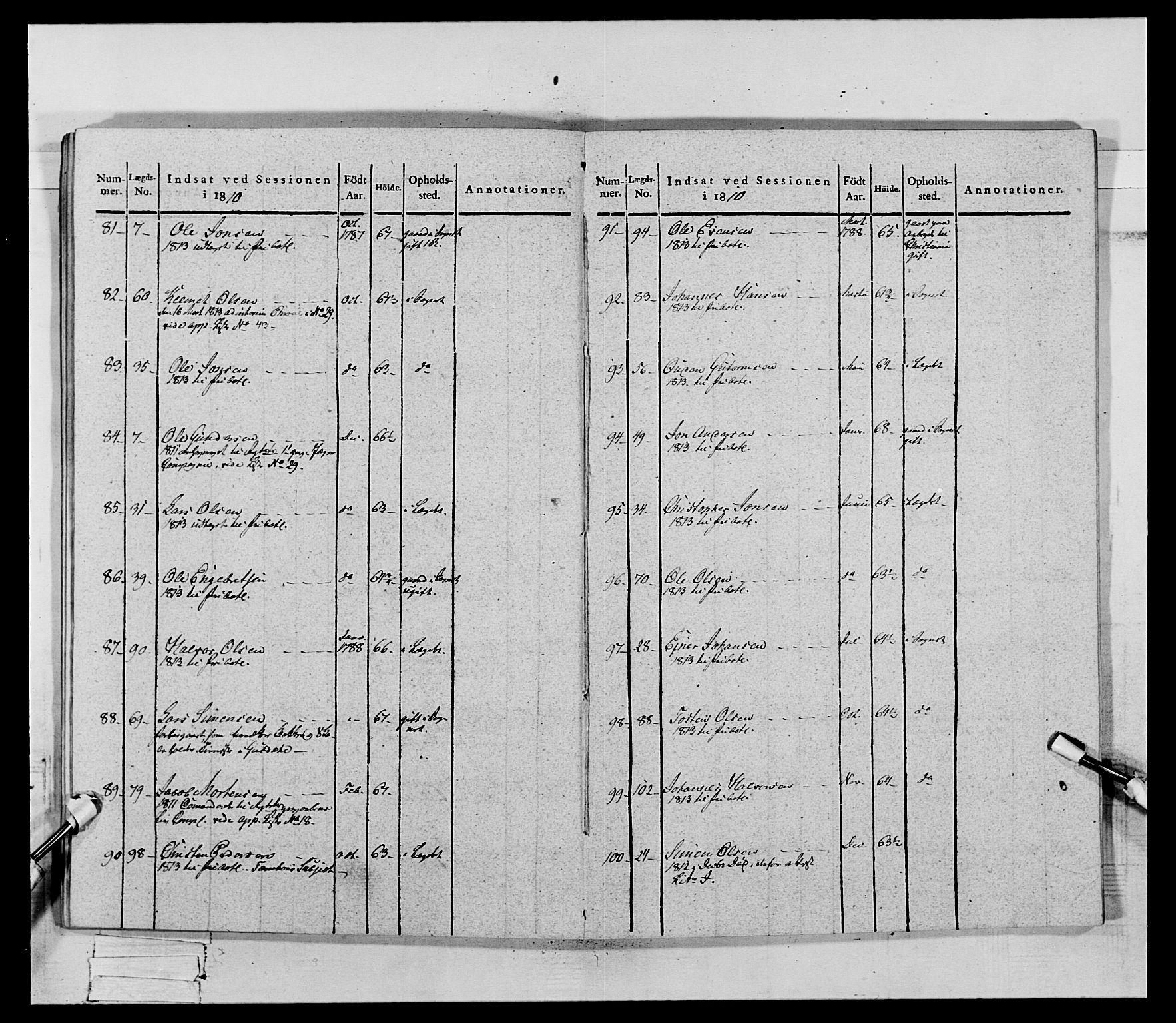 Generalitets- og kommissariatskollegiet, Det kongelige norske kommissariatskollegium, AV/RA-EA-5420/E/Eh/L0069: Opplandske gevorbne infanteriregiment, 1810-1818, p. 554