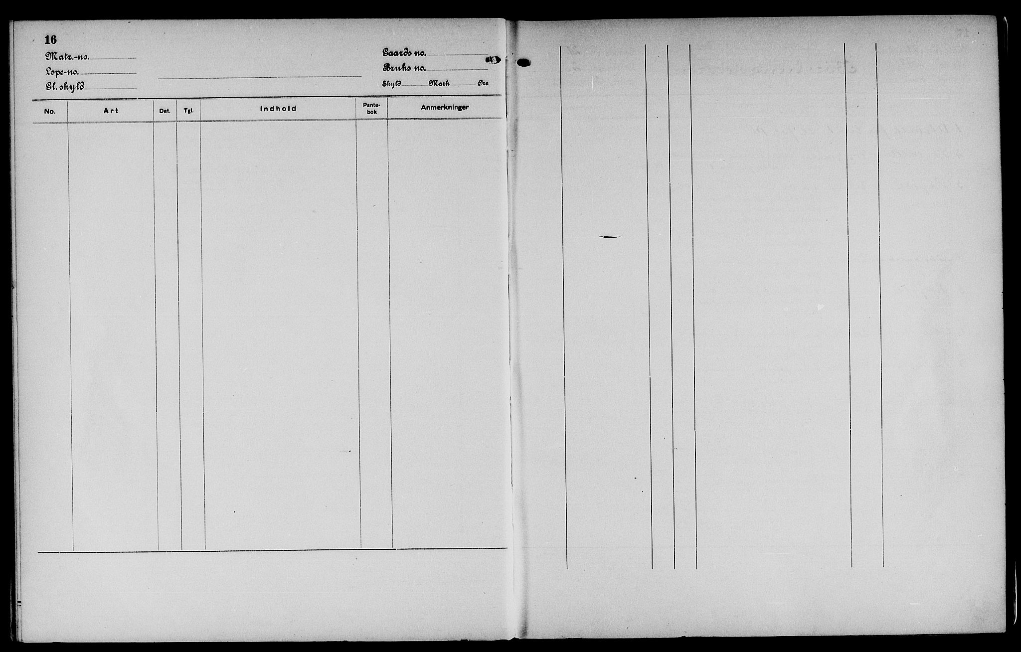 Vinger og Odal sorenskriveri, SAH/TING-022/H/Ha/Hac/Hacc/L0004: Mortgage register no. 3.4, 1923, p. 16