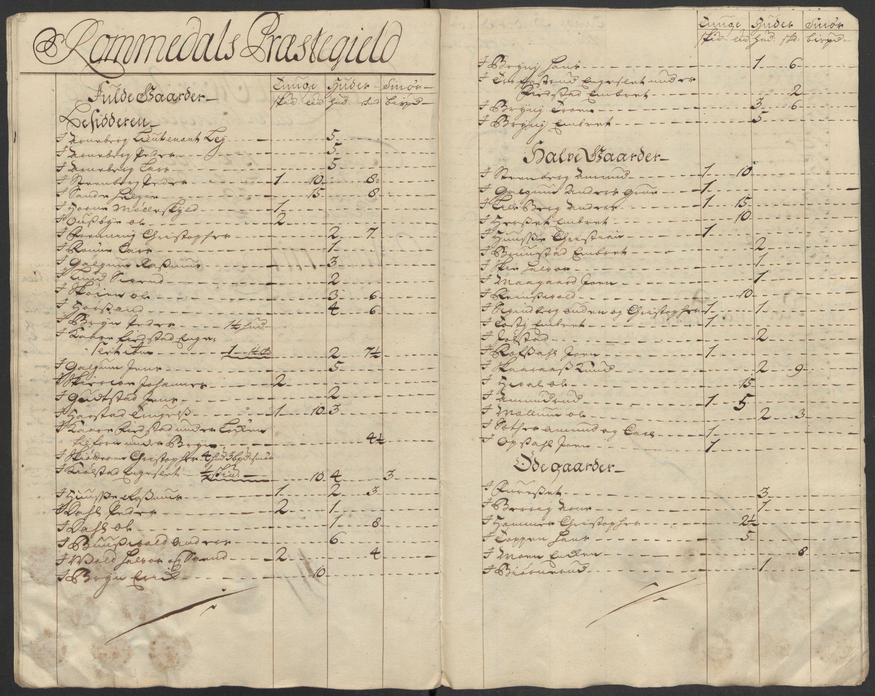 Rentekammeret inntil 1814, Reviderte regnskaper, Fogderegnskap, AV/RA-EA-4092/R16/L1056: Fogderegnskap Hedmark, 1717, p. 376