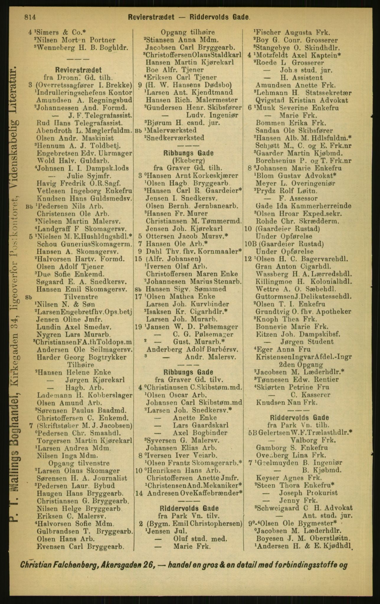 Kristiania/Oslo adressebok, PUBL/-, 1897, p. 814