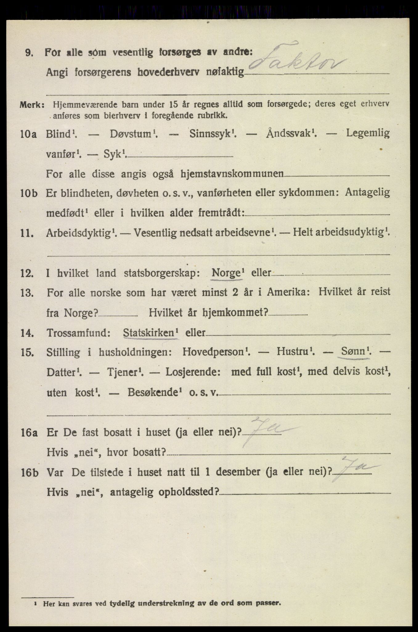 SAH, 1920 census for Brandbu, 1920, p. 5600