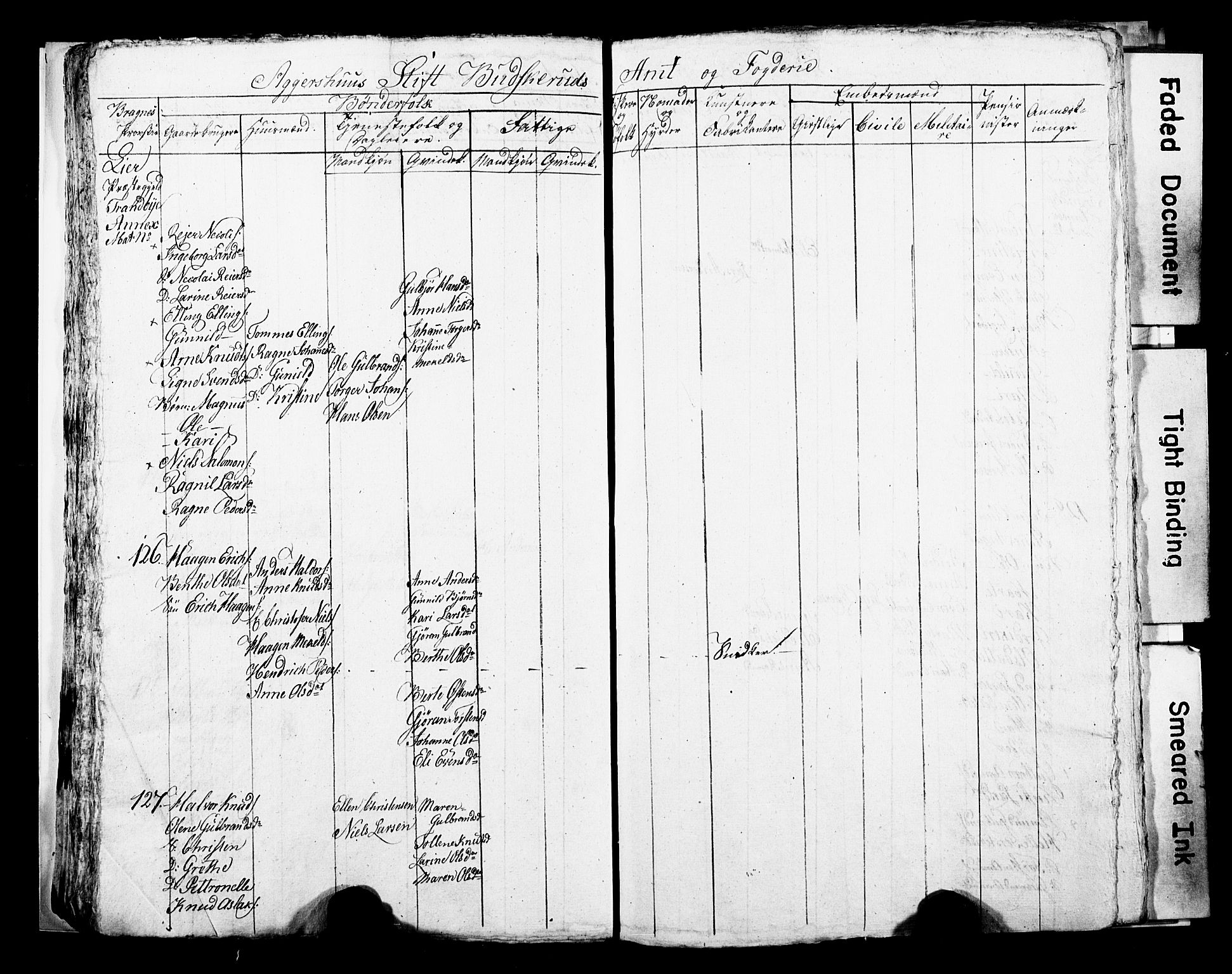 SAKO, 1815 Census for Lier parish, 1815, p. 45